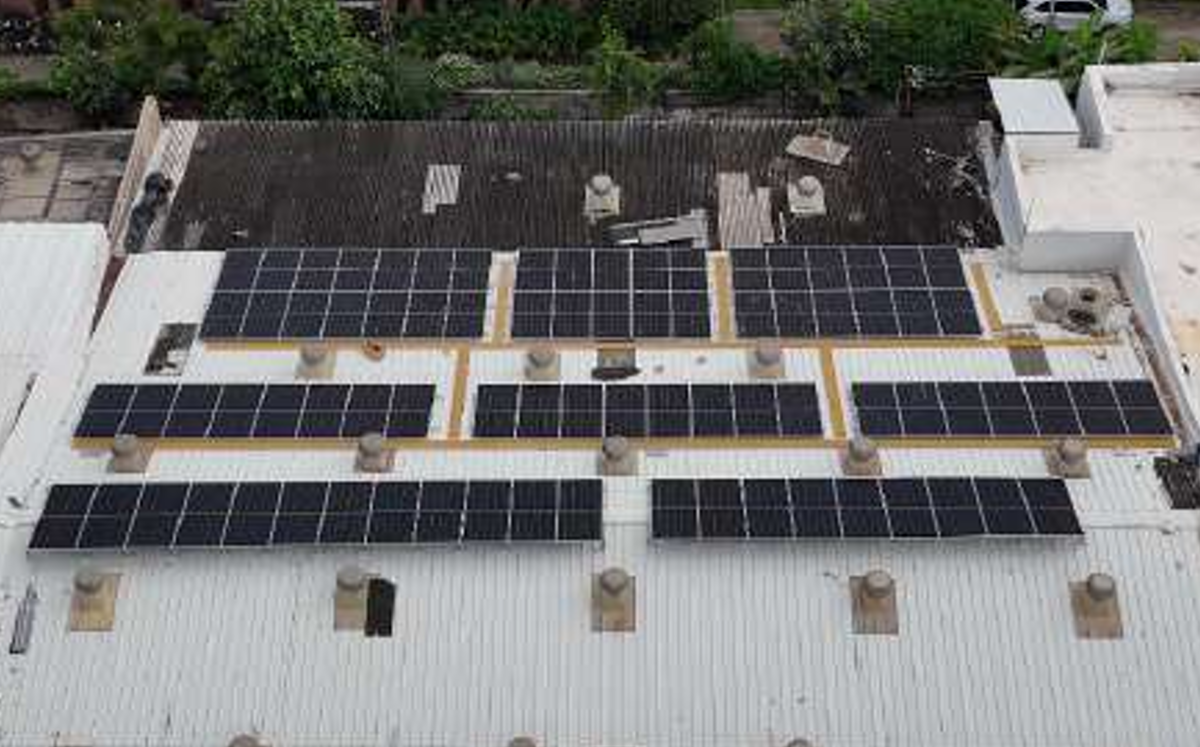 Solar Roof Top at Bearing Manufacturing Company