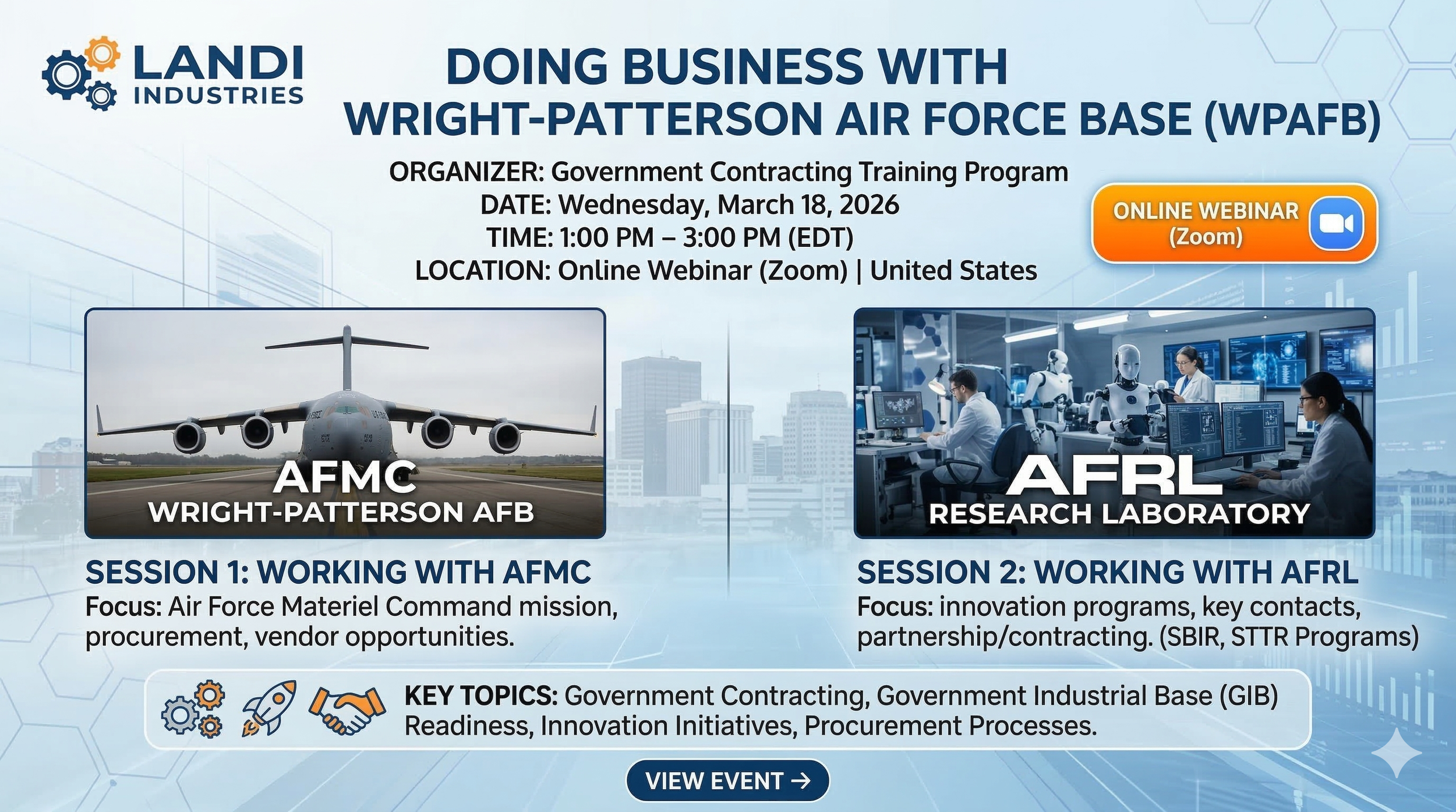 Doing Business with Wright Patterson Air Force Base (WPAFB)
