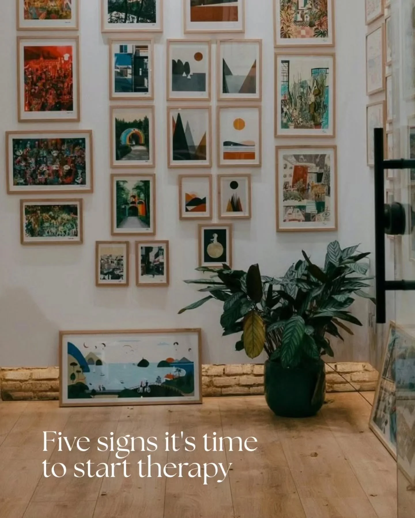 Idk who needs to hear this but you don't have to be in crisis to start therapy. 

Also hi hello, if you ARE in crisis, we see you too and we're here. 

Here are some signs it might be time to reach out and honestly? If you're reading this, you probab