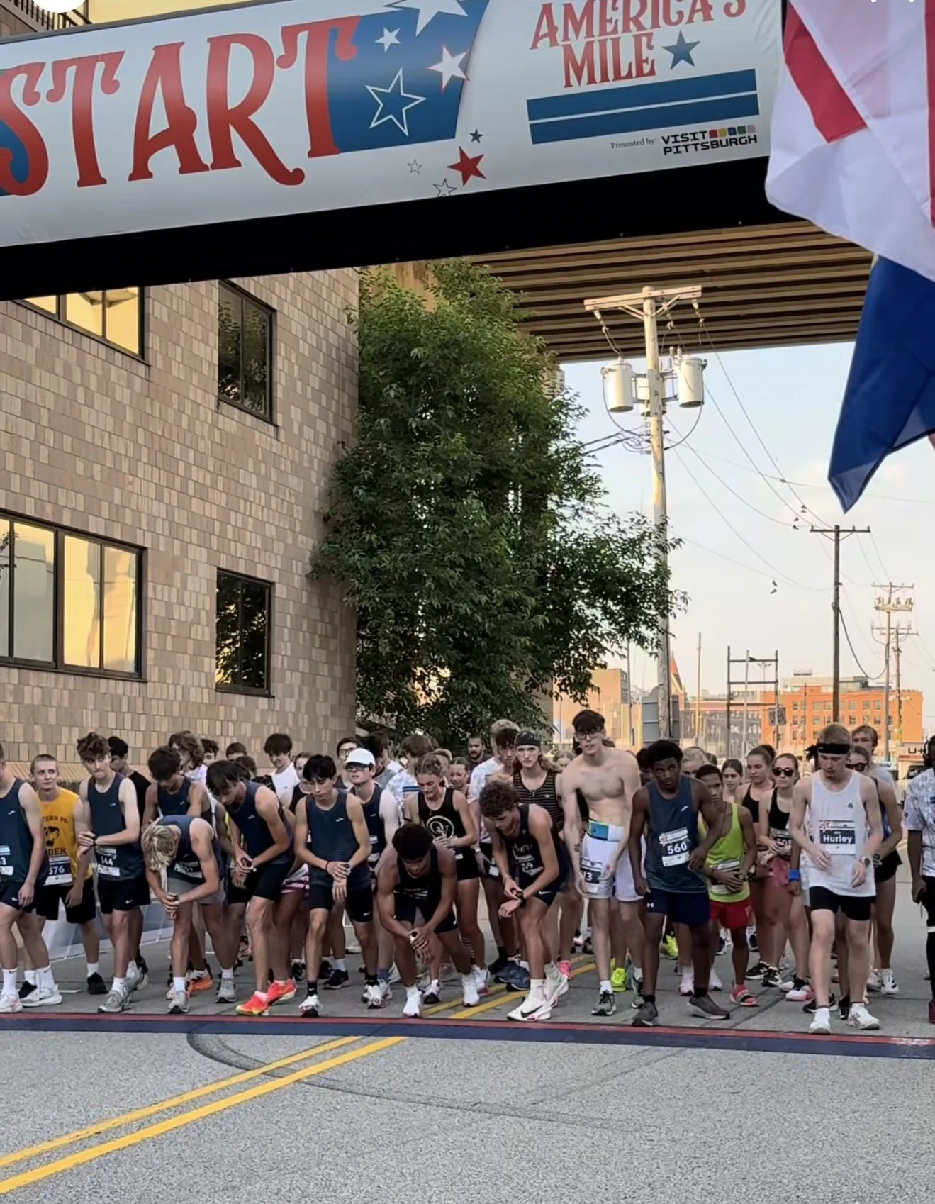 America's Mile Race 2025 Sponsored by Brook's Running in Pittsburgh PA