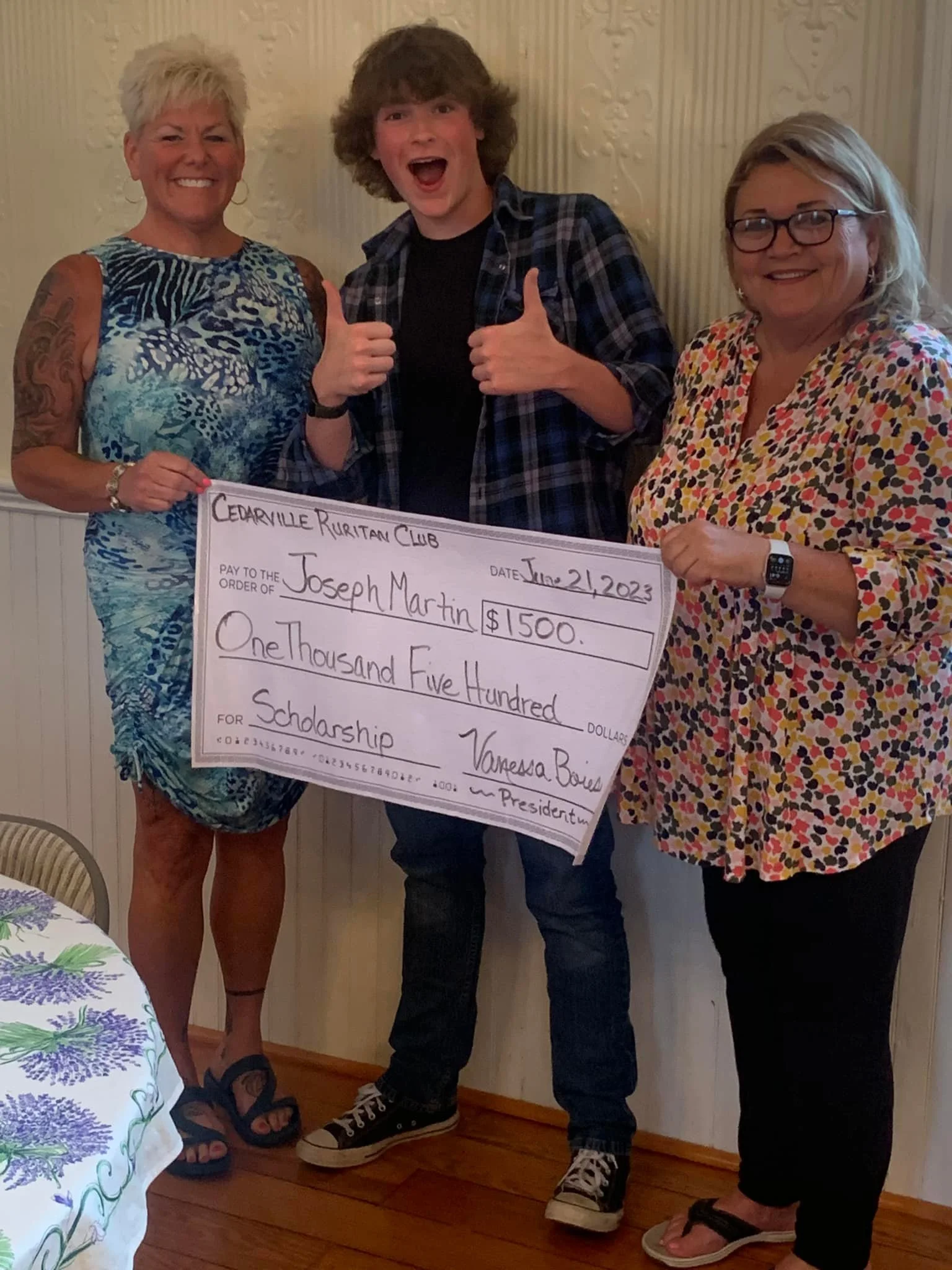 We provide multiple scholarships each year to local graduating students.