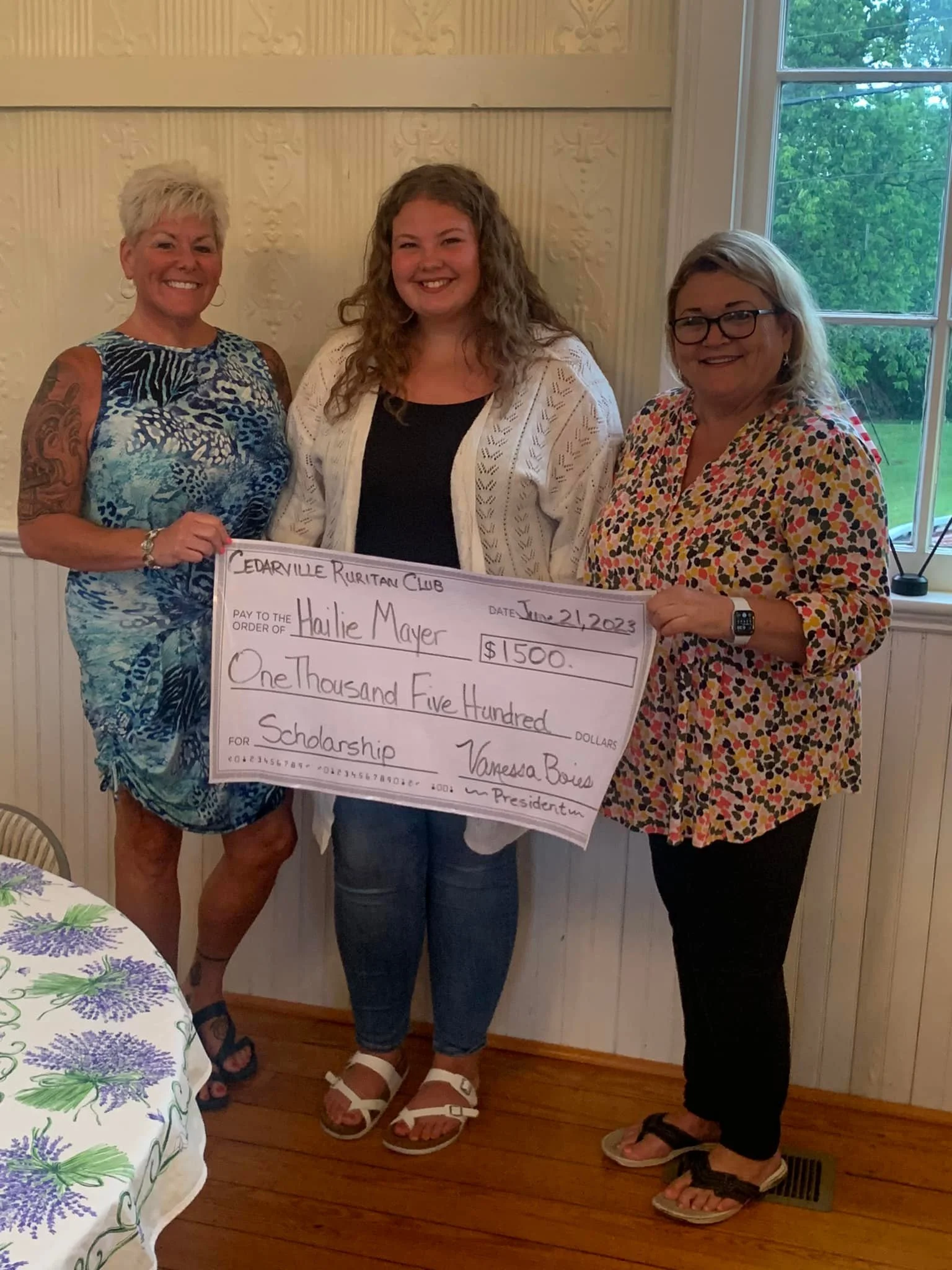 We provide multiple scholarships each year to local graduating students.