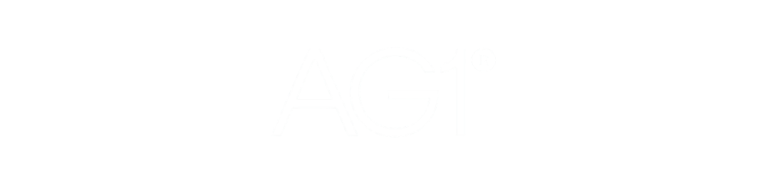 Black background with white text 'AG1' in the center.
