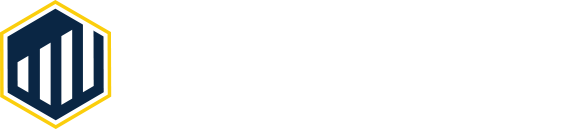 Logo with a shield design and the words 'BUY THEN BUILD' in bold capital letters.