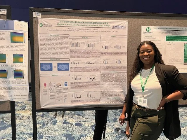 Presenting findings on the maternal-fetal interface at the Annual Southeastern Pediatric Research Conference demonstrates how our specific research areas address critical reproductive health challenges.