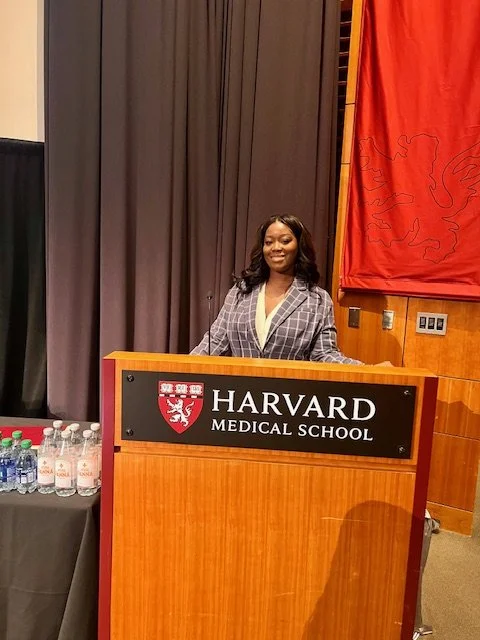 Presenting research at Harvard Medical School marked a pivotal moment in our founder's career, demonstrating her commitment to advancing reproductive health knowledge at the highest academic levels and establishing credibility within the scientific c