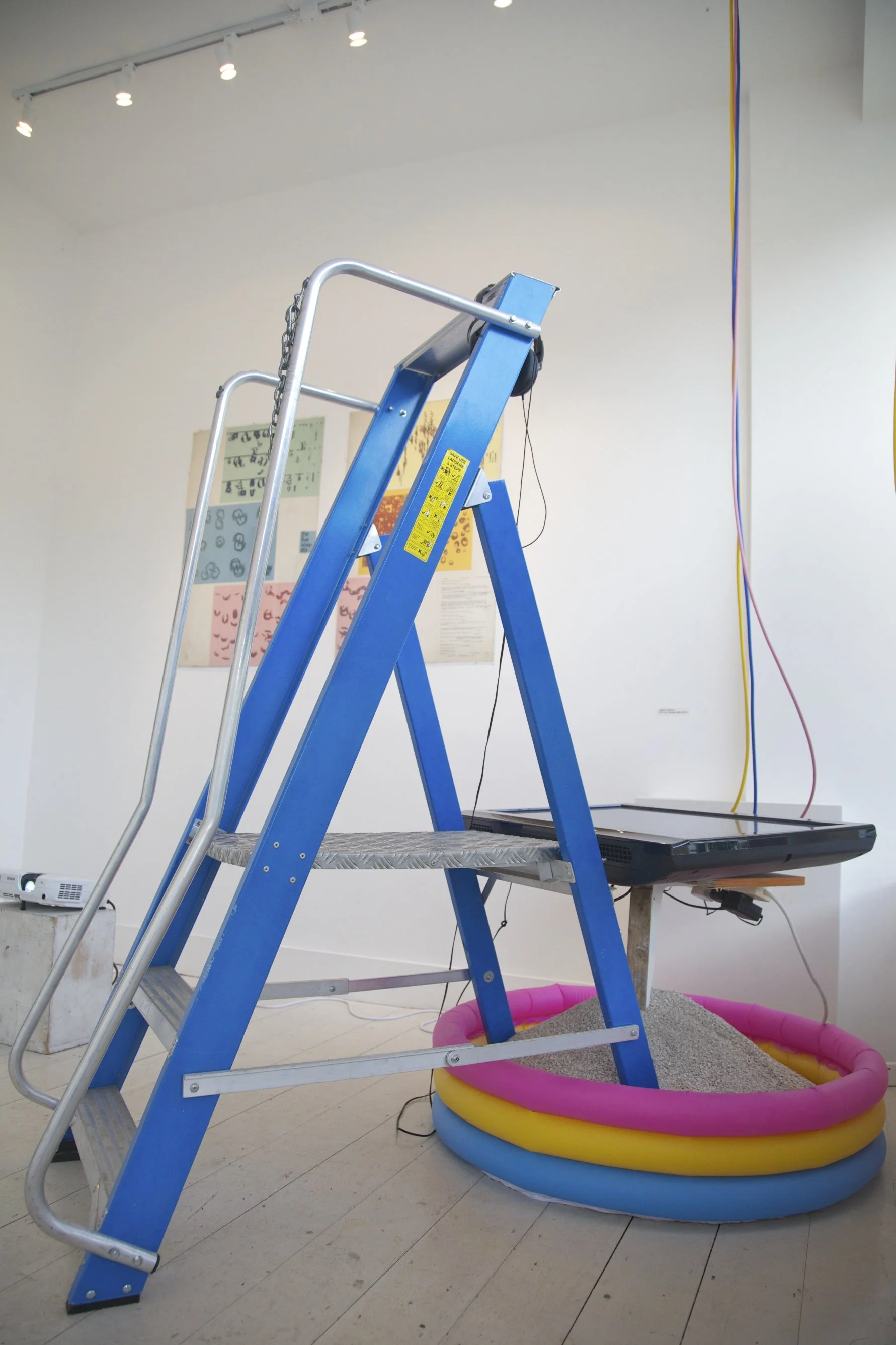 Zero-point Garbage Matte, installation view at Flat Time House, London, 2012