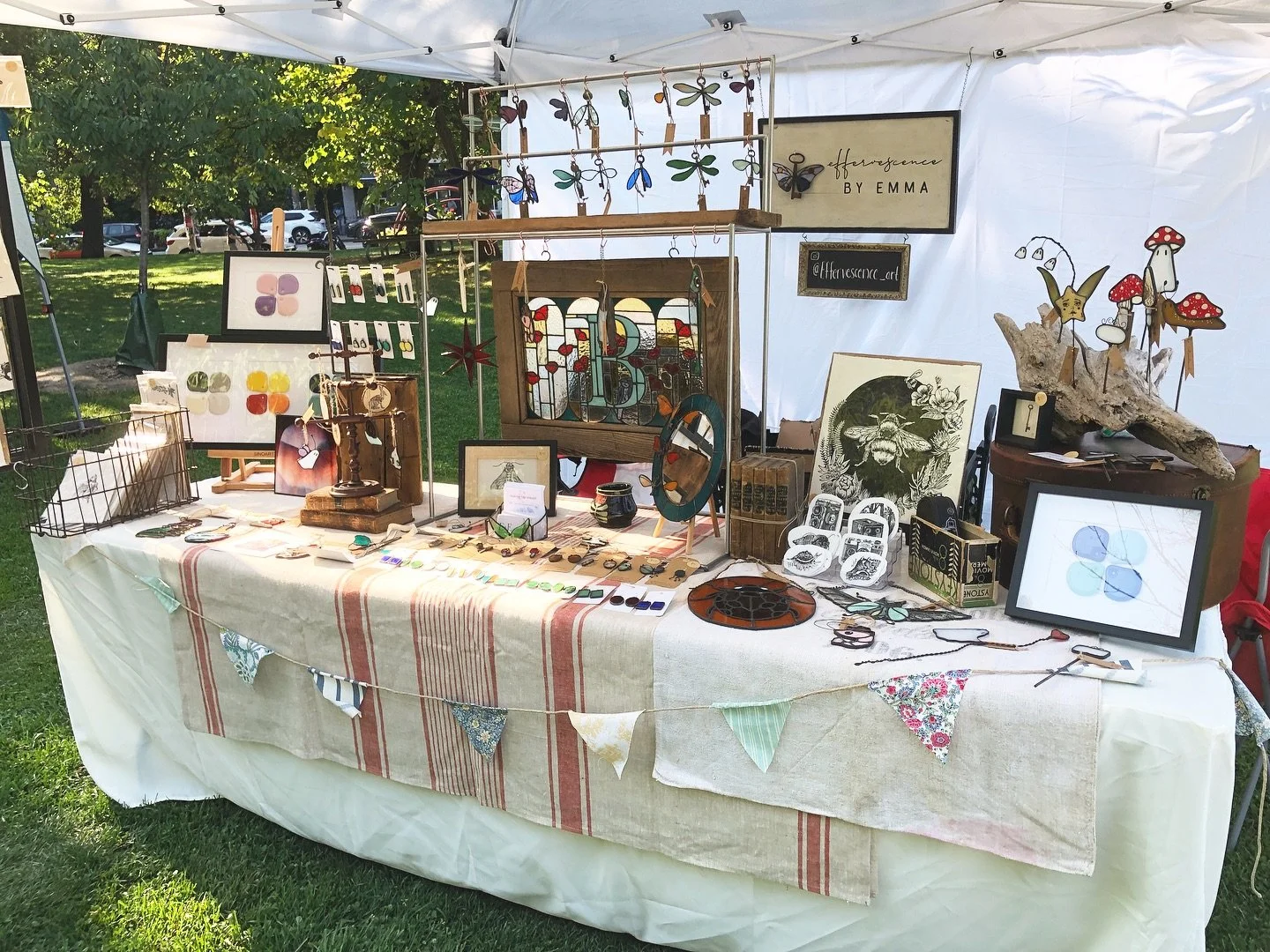 ✨Final market of the season was a MAJOR success!! Thank you to everyone who came out to support local businesses! It is always so amazing to meet people and see the giggles when approaching my booth. I have had such an amazing time this summer doing 