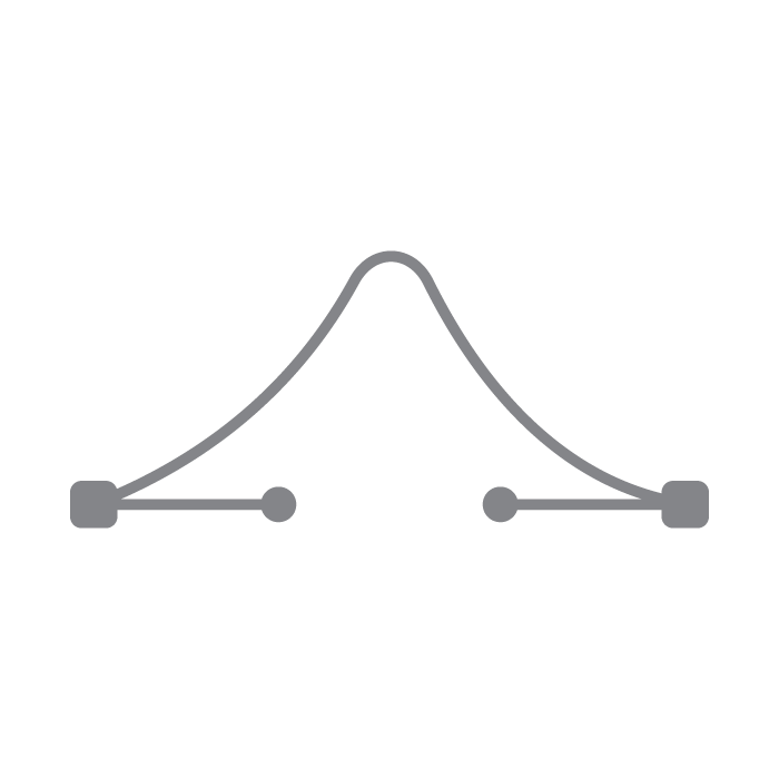 Boxplot showing the distribution of data with a peak in the middle and lower values on both sides.