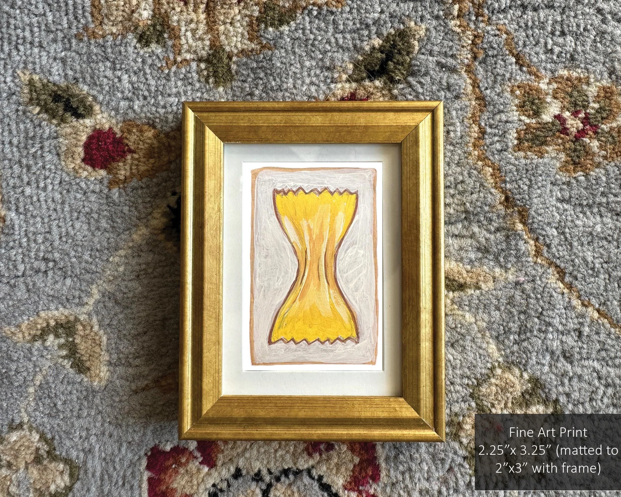 Vintage bowtie pasta art print with a classic aesthetic.