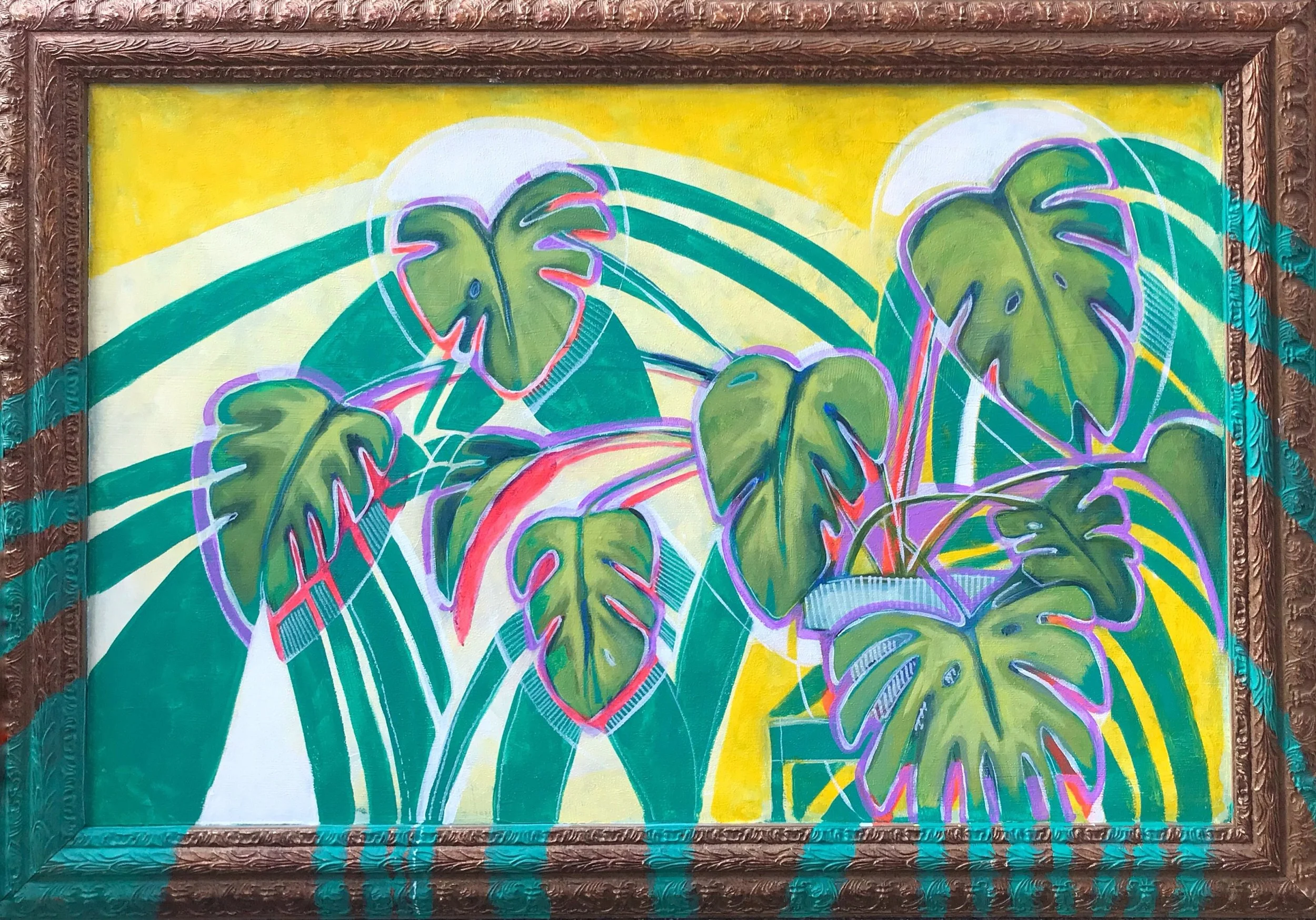 Exploding Monstera