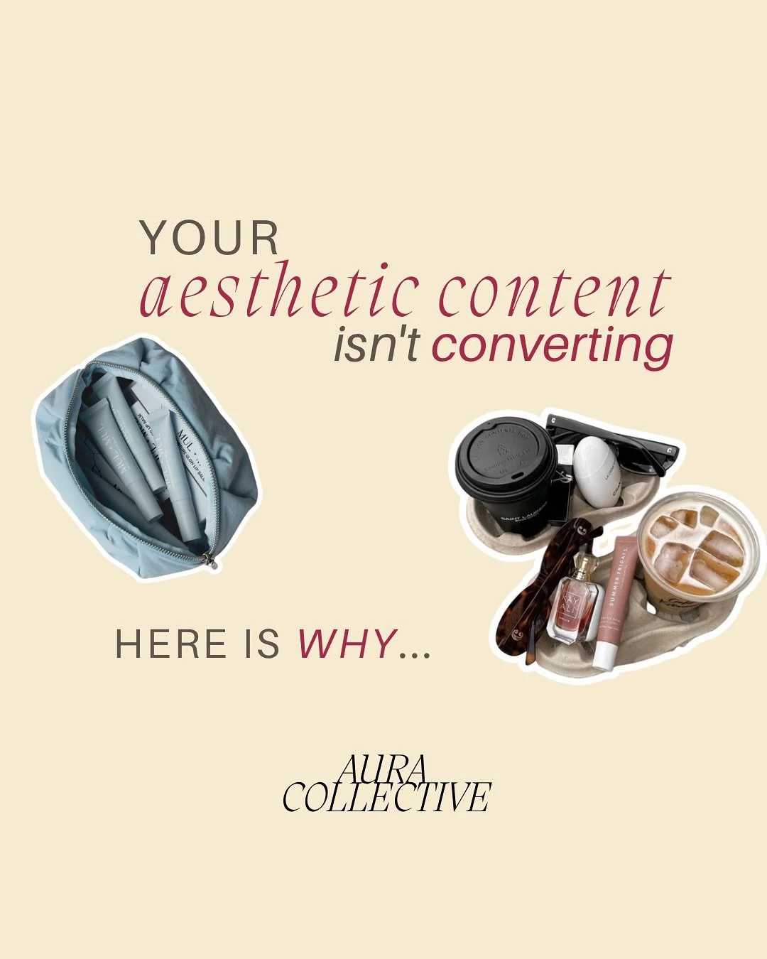 Ever wondered why your aesthetic content isn&rsquo;t converting? 

Well, marketing isn&rsquo;t only about aesthetic content (although we all love it).
Marketing is about connecting and emotions. When you combine that with aesthetic content, that is y