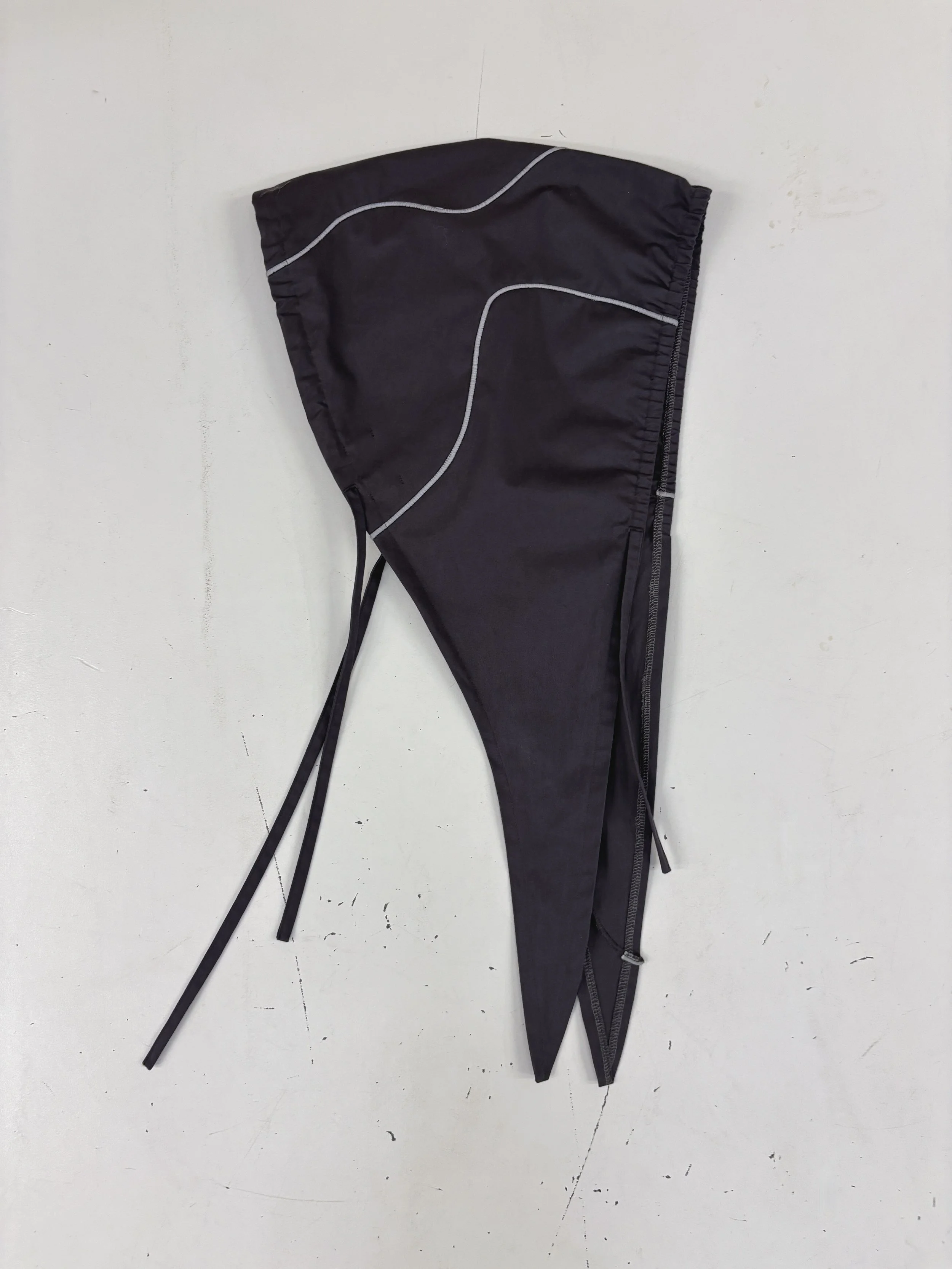 THE TIE COATED HOOD SCARF