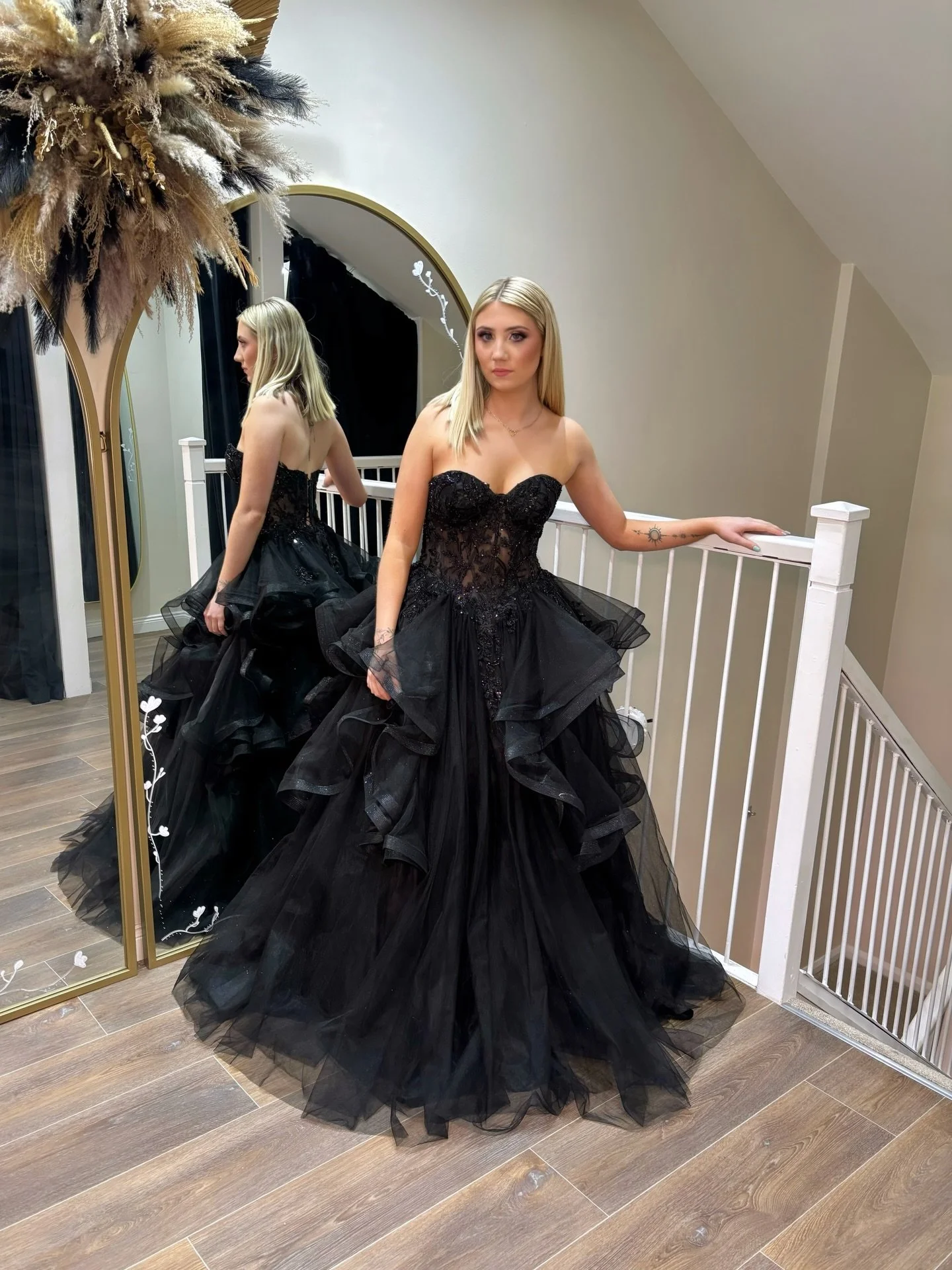 Flattering, floaty, and unreal from every angle&hellip; pics, videos, the whole night 🖤 ✨ And at just &pound;499&hellip; she&rsquo;s THAT girl without the crazy price tag! The Prom 2026 countdown is ON&hellip; only 2 months to go ❤️&zwj;🔥 Still hav
