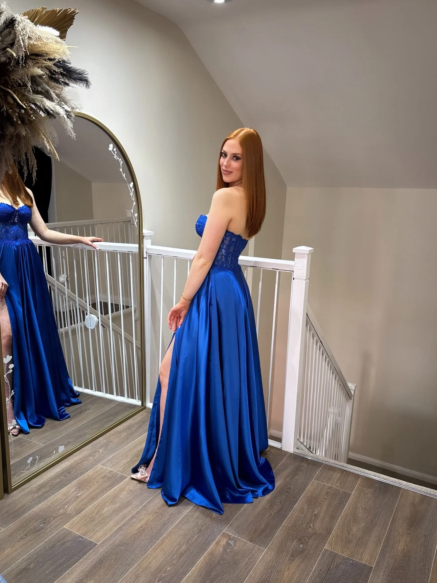 Feeling the prom pressure? We&rsquo;ve got you 💙 This dreamy royal blue satin gown is everything floaty, flattering, with the perfect slit and SO comfortable you&rsquo;ll actually enjoy wearing it all night ✨

And the best part? You don&rsquo;t have