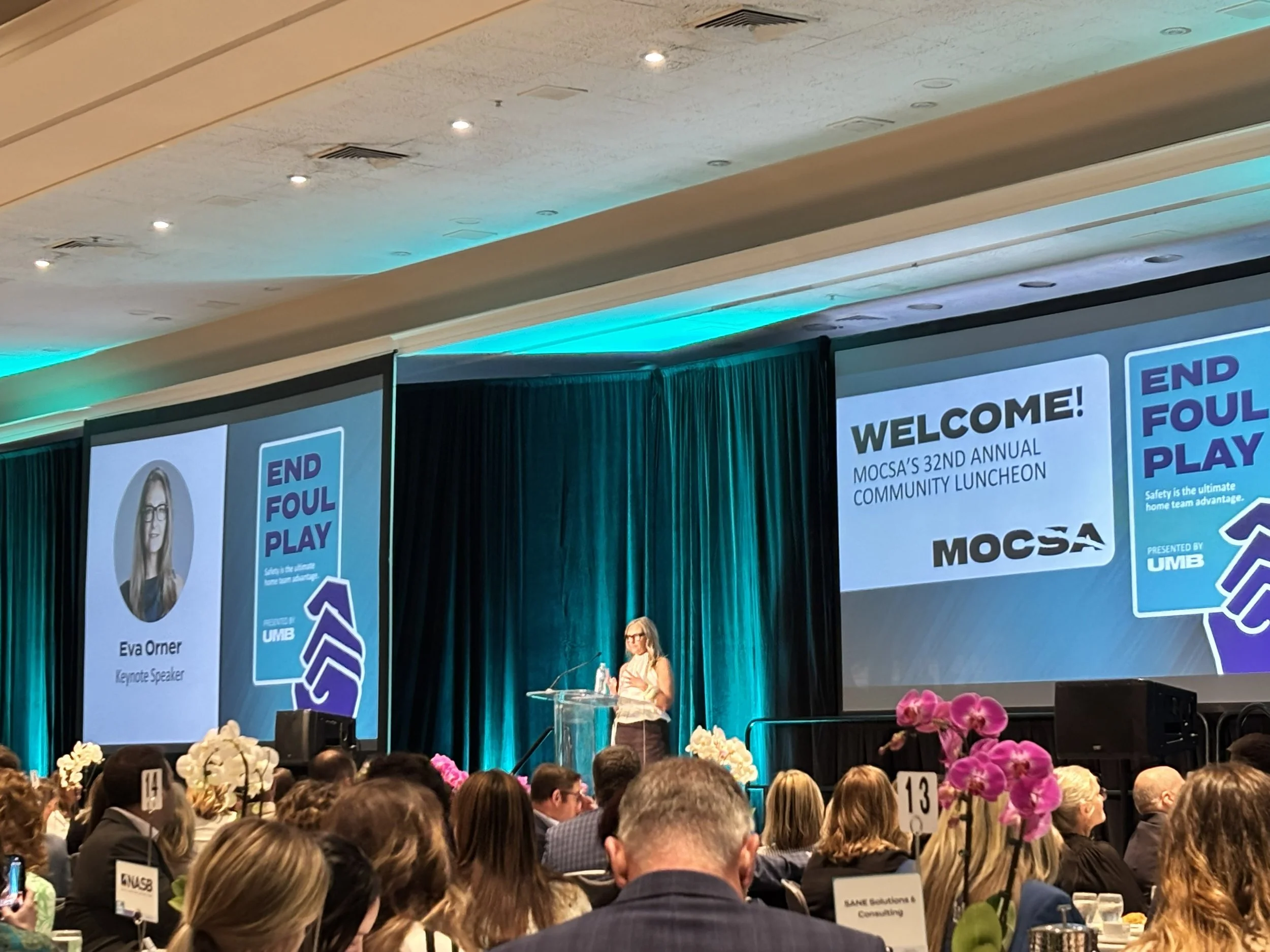 Eva Orner at the 2026 MOCSA Community Luncheon