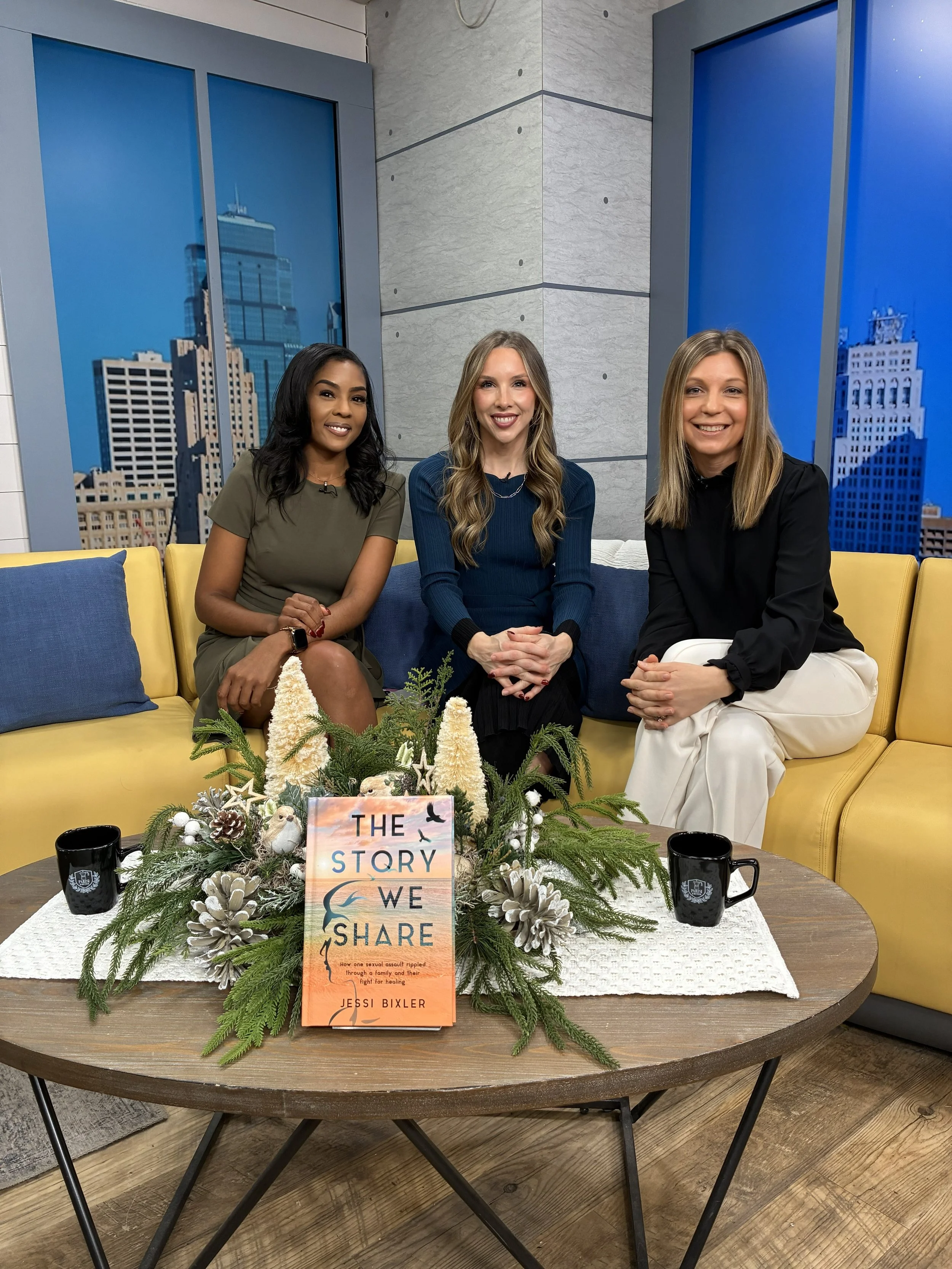 Jessi Bixler with Great Day KC hosts