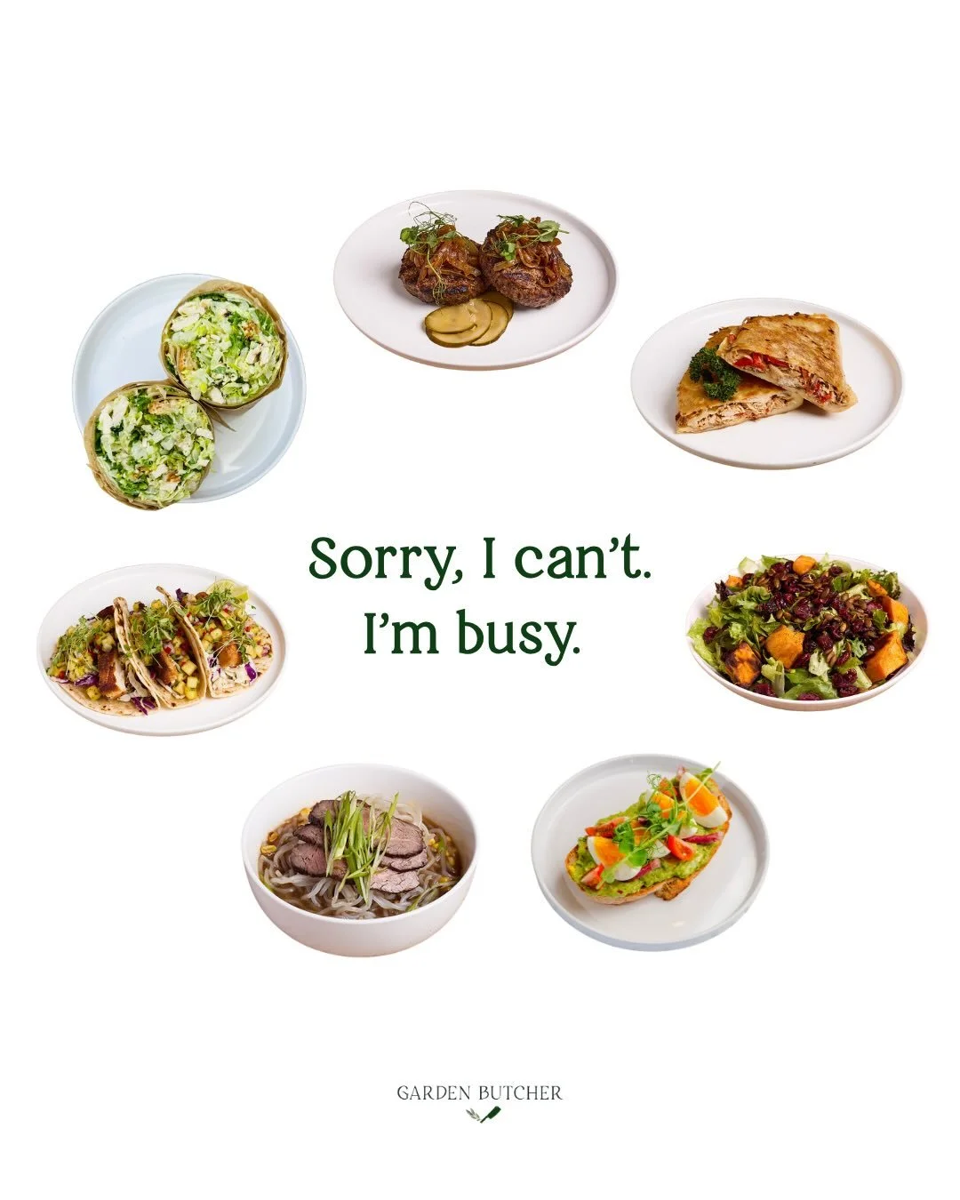 Sorry, I&rsquo;m busy 👀 Busy choosing between @gardenbutcher smoothies, bowls, wraps, and everything in between. Real ingredients, always 100% seed oil free💚
What&rsquo;s your favorite GB item? Comment below!
.
.
.
gardenbutcher seedoilfree bocarat