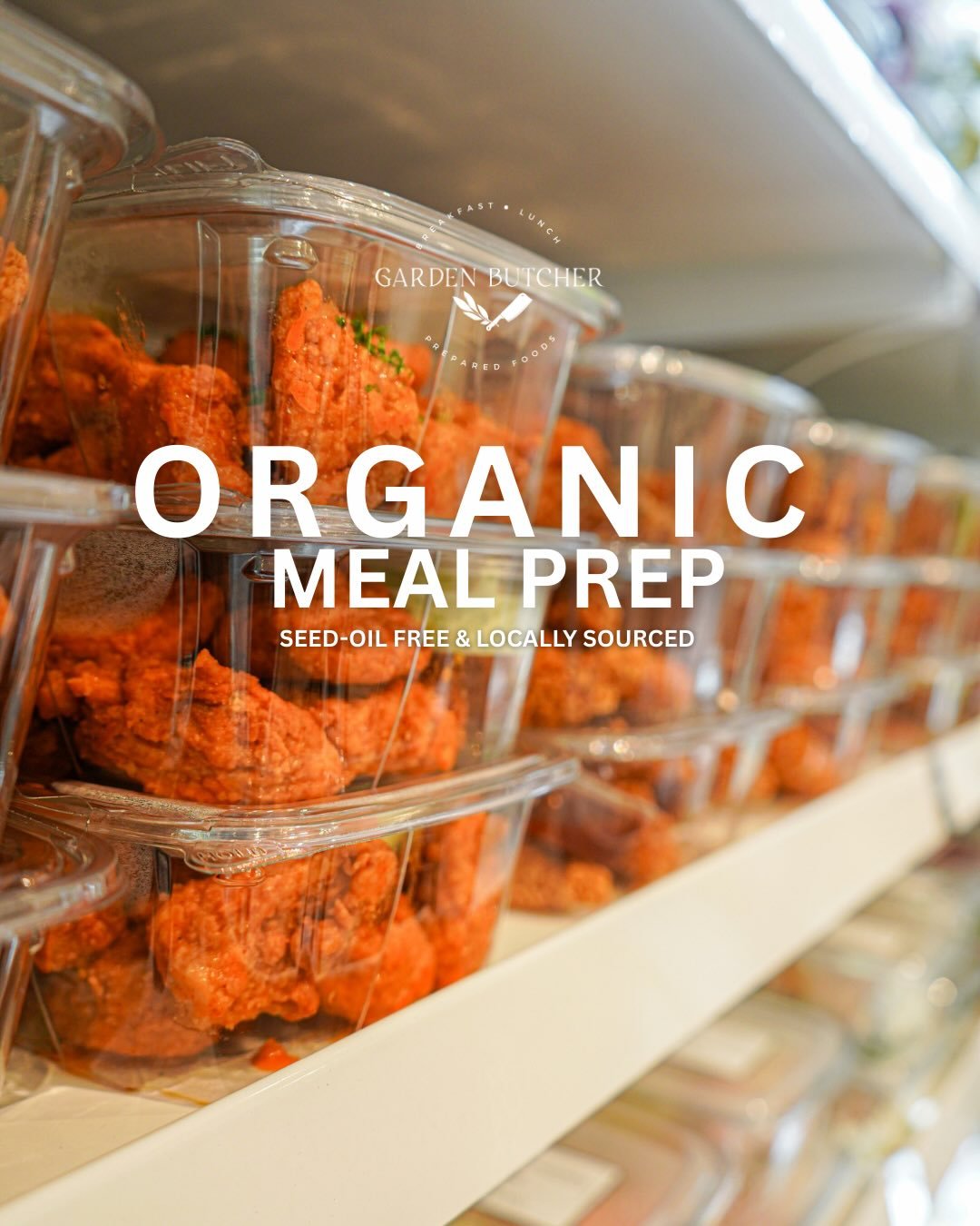 Meal prep done right @gardenbutcher🍴✨
Organic ingredients ✔️
Locally sourced ✔️
100% Seed-oil free ✔️
Garden Butcher meals are made to fuel your body and simplify your week.
Swipe to see just a few of the items we offer&hellip; and so much more💚
.
