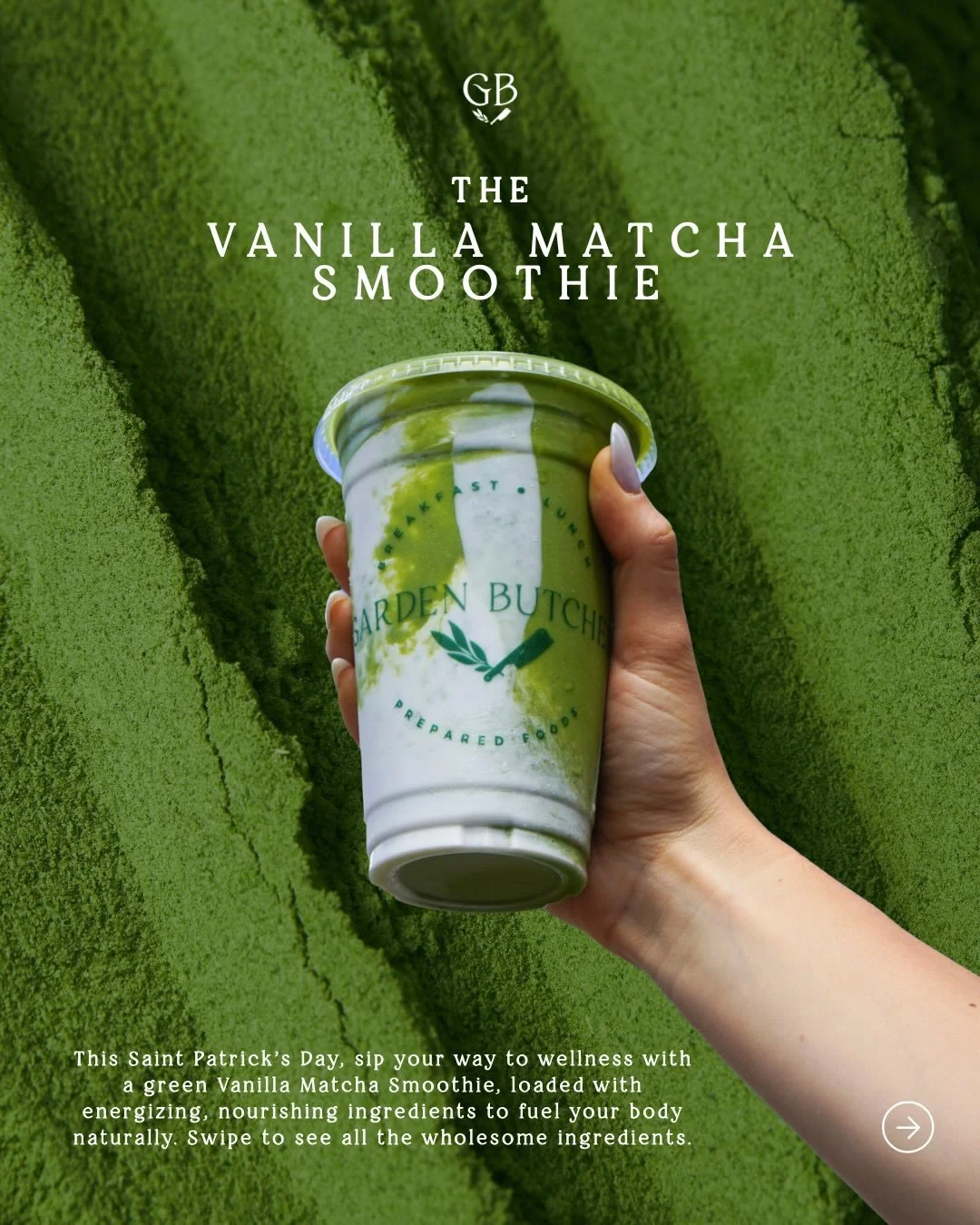 Saint Patrick&rsquo;s Day calls for something green 🍀💚 This Vanilla Matcha Smoothie is creamy, energizing, and made with @matchaful ceremonial grade matcha, vanilla collagen, organic coconut milk and more. Swipe to see what&rsquo;s inside!✨

Dine i