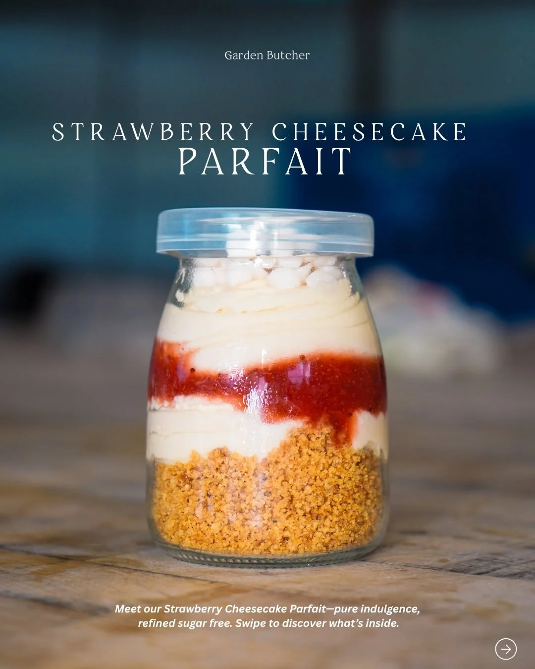 Strawberry Cheesecake Parfait @gardenbutcher 🍓
All the indulgence, made better. Completely refined sugar-free and seed-oil free, layered with real ingredients and nothing artificial.
&nbsp;
Made with cream cheese, Madagascar vanilla, organic maple s