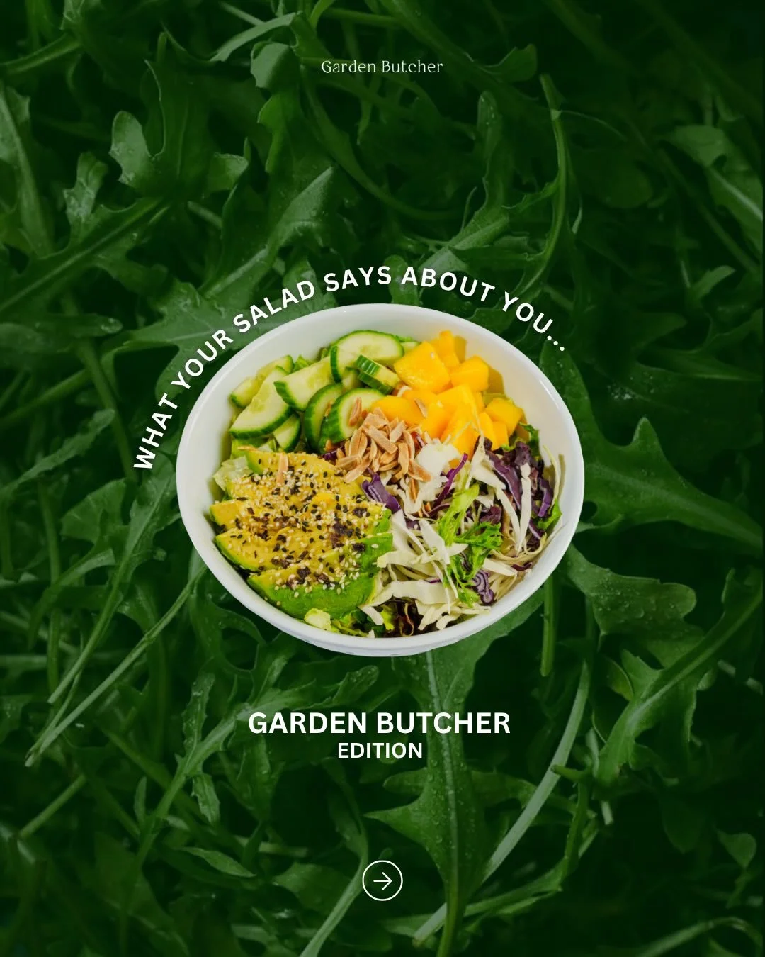 Swipe to see what your salad says about you 🥗👀 Every bowl has its own vibe but they all have one thing in common: always clean, seed-oil-free ingredients and thoughtful sourcing. 🌱

Which one are you? Comment below &darr;
.
.
.
gardenbutcher seedo