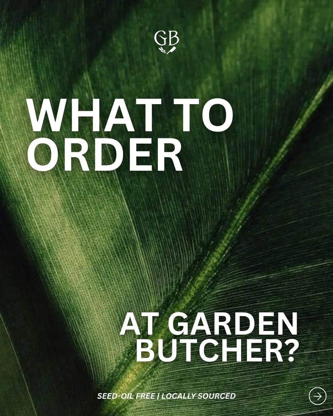 Swipe for your next @gardenbutcher order 🌿
Clean, intentional, and made with ingredients you can feel good about. No seed oils and certainly not any shortcuts... Just real, high-quality food you can trust.

Dine in or order on the GB App today 💚
.
