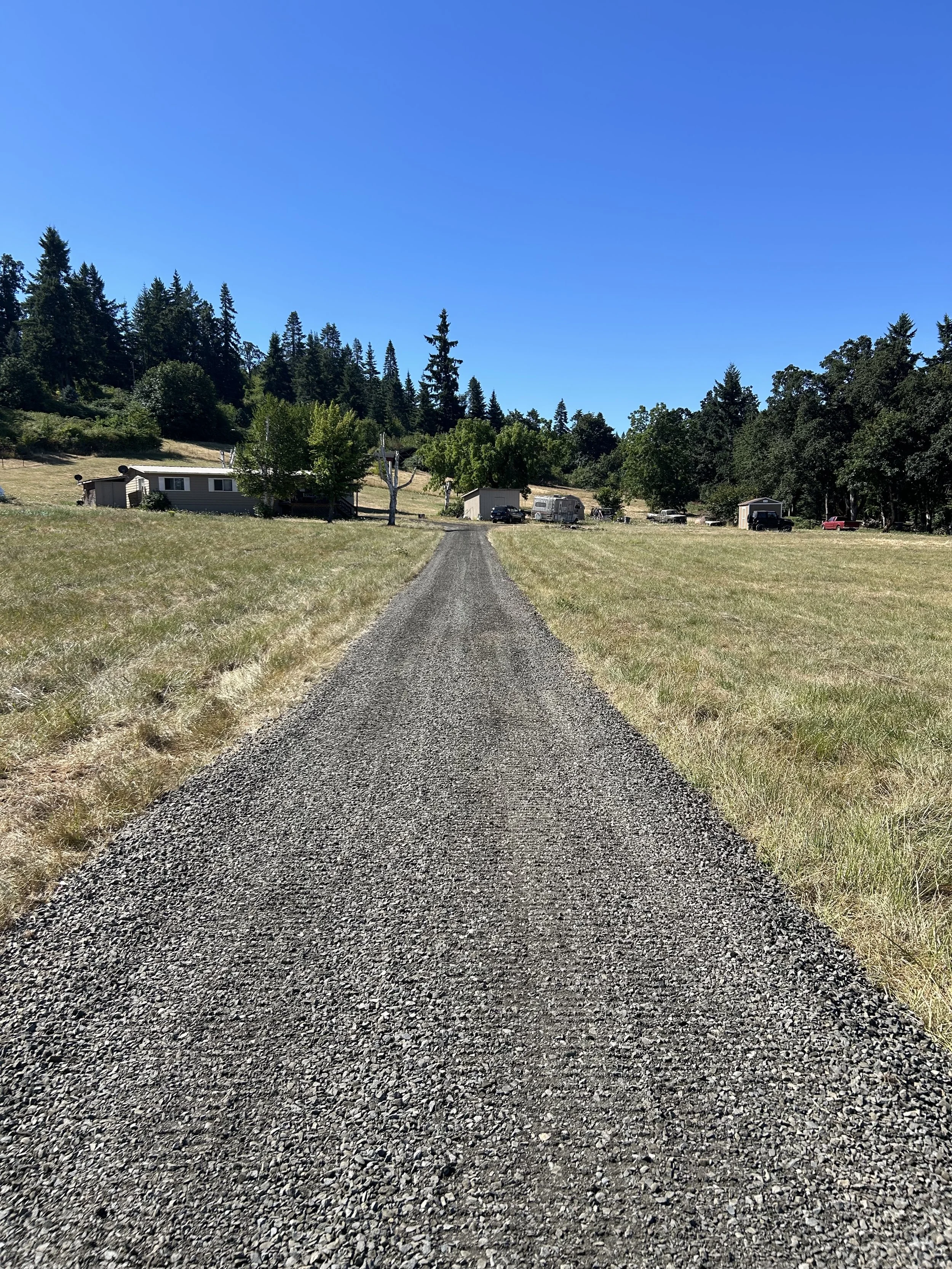 gravel delivered and spread