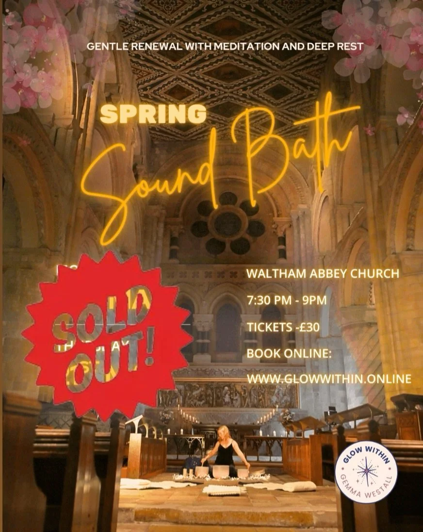 Spring has now sold out 🌸

I&rsquo;m honestly so grateful for the response to The Seasonal Sound Bath Series at Waltham Abbey Church. To see Winter fill so beautifully, and now Spring follow so quickly, feels incredibly special.

Thank you for the t