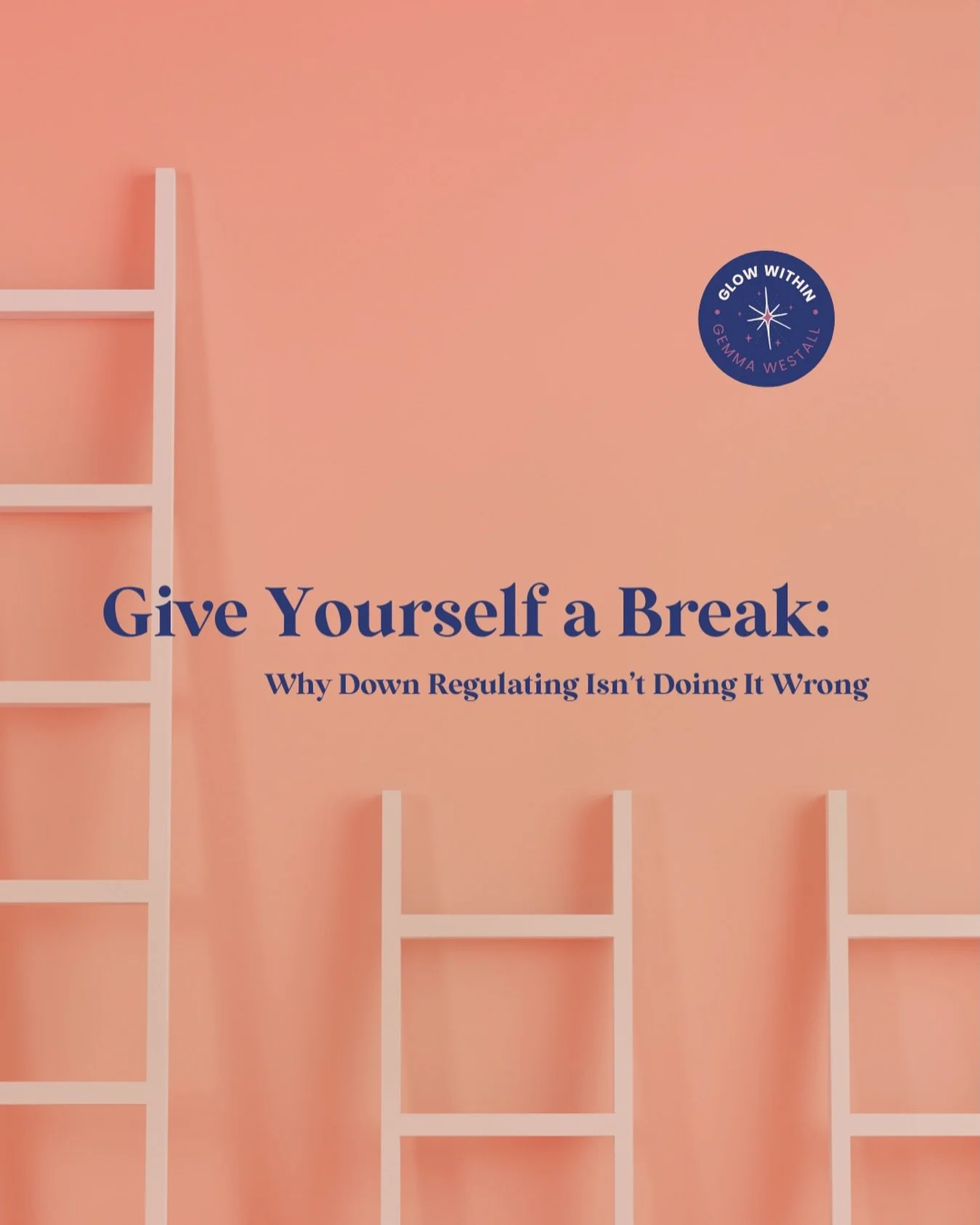 Give Yourself a Break.

There&rsquo;s so much talk at the moment about regulating, resetting, optimising our nervous systems.

But what about the bit in between?

The scrolling.
The zoning out.
The reorganising a cupboard instead of tackling the thin
