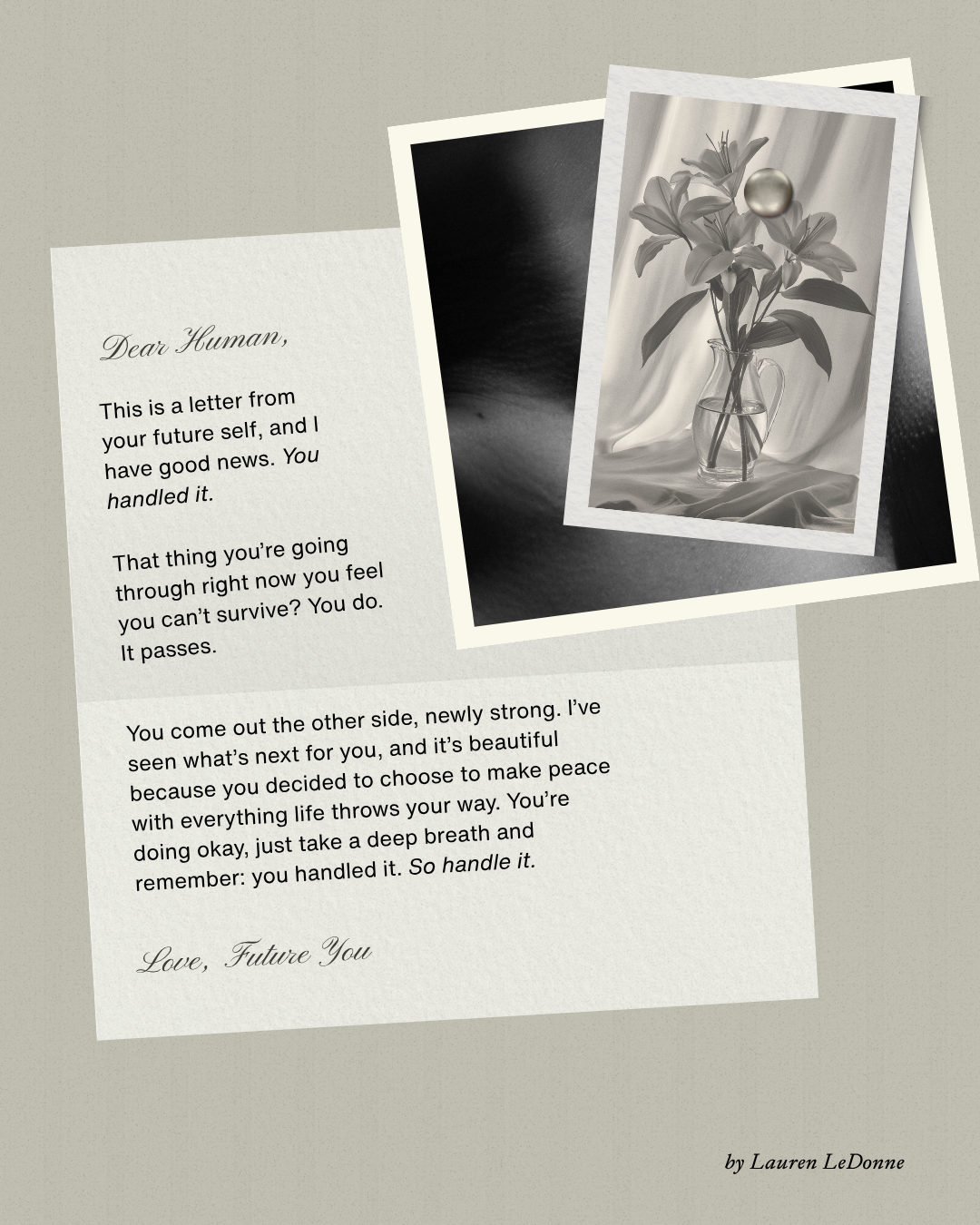 A Letter from Future Self — Handle It