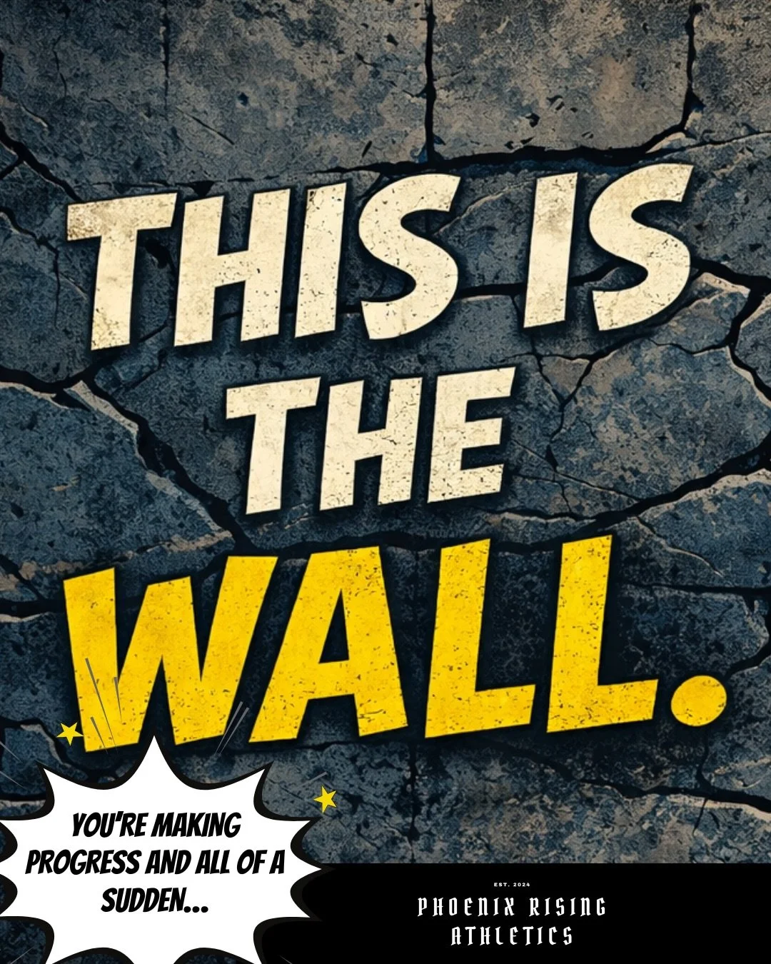 Hitting a wall doesn&rsquo;t mean you aren&rsquo;t trying. It means there are limits. 

Sometimes wall looks like this:

&bull; Training harder but recovery SUCKS
&bull; Doing &ldquo;everything right&rdquo; and not seeing results
&bull; Fat loss stal