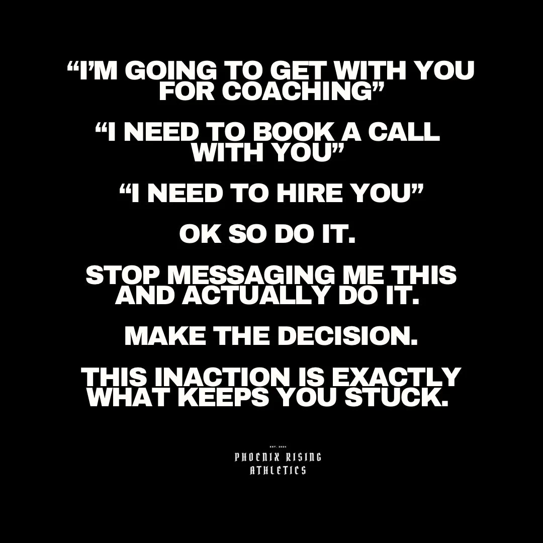 If you were serious, you&rsquo;d already be doing it.
Action beats intention. Every time.

Link is in my bio. You know what to do.