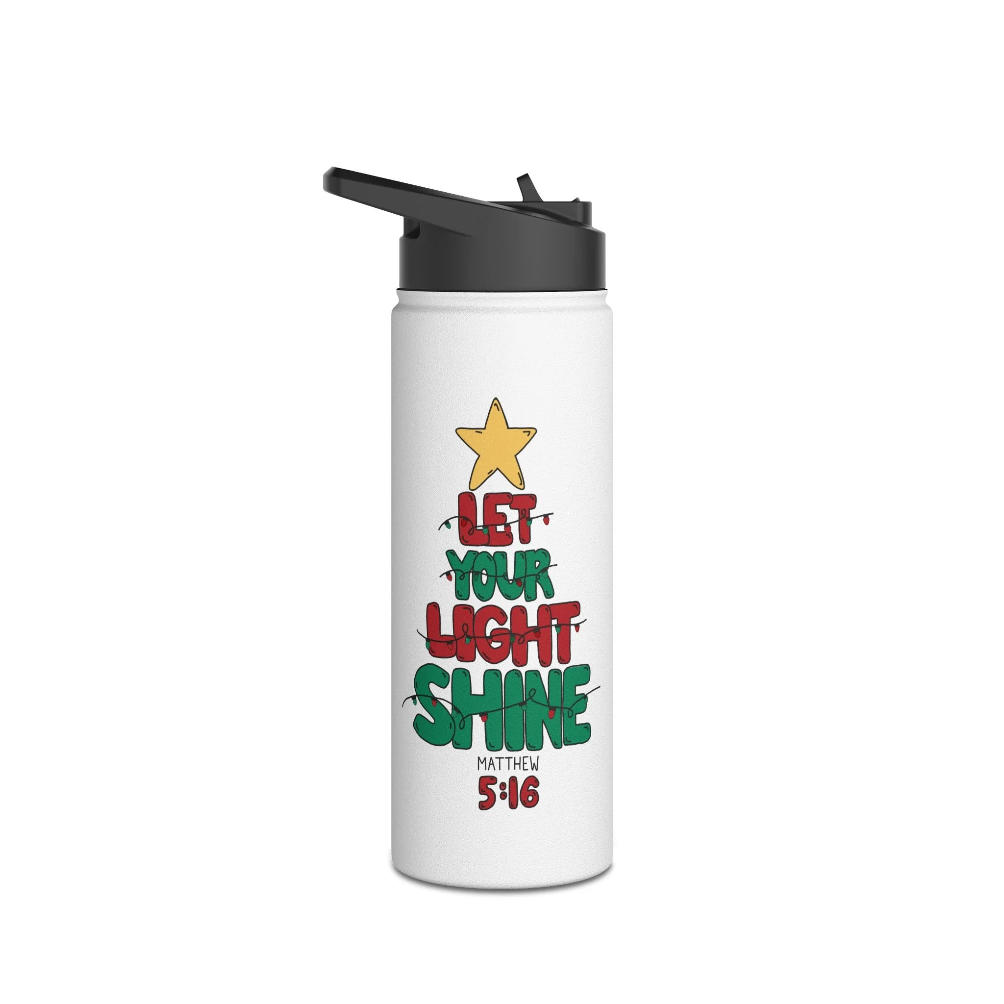 Stainless Steel Water Bottle, Standard Lid