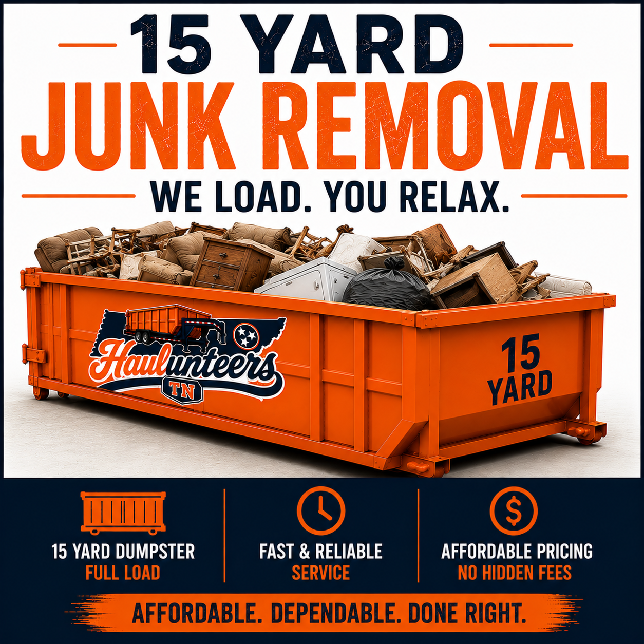Full Trailer Junk Removal - We Load