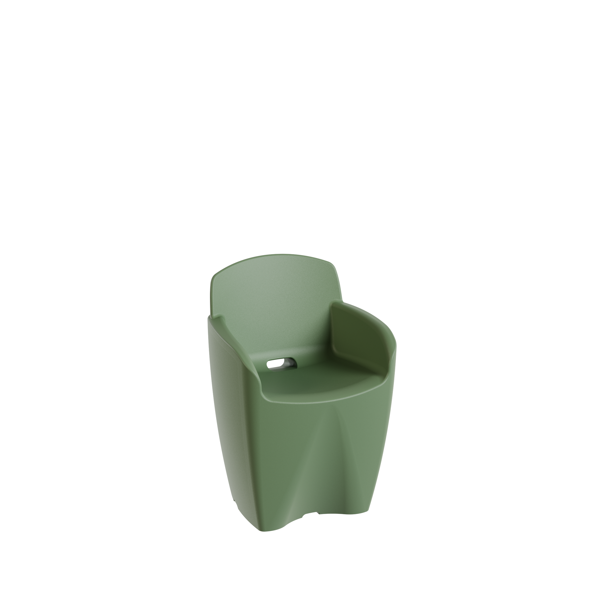 Packshot 3D, Visuel 3D, CGI , E- commerce d'un fauteuil rotomoulé