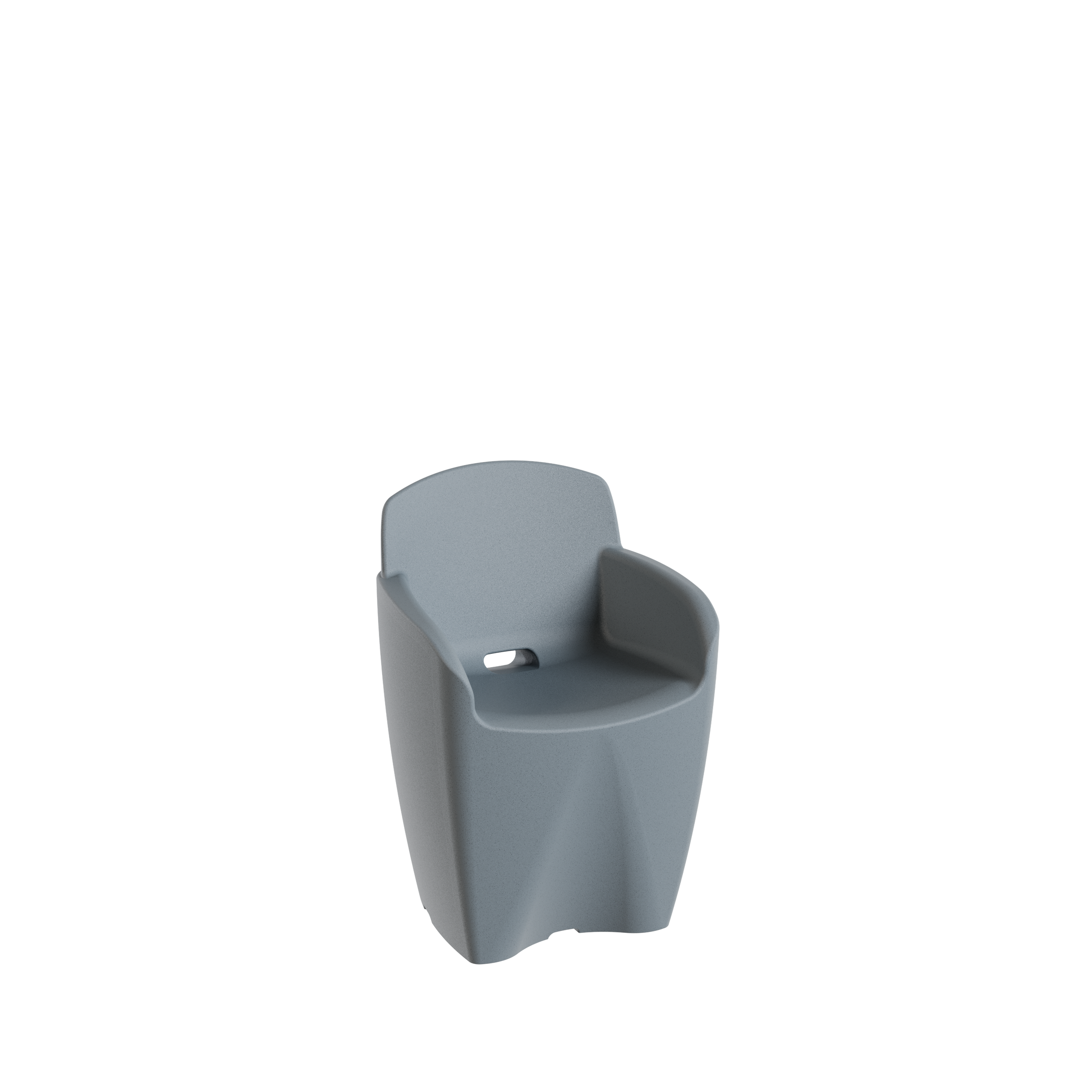 Packshot 3D, Visuel 3D, CGI , E- commerce chaise  gris avec