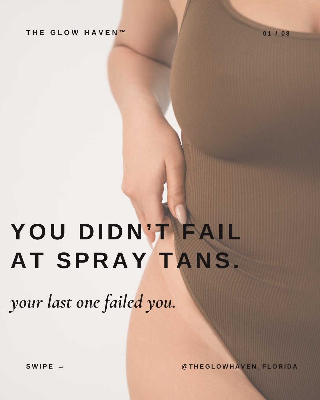 I need you to hear me:

You might not hate spray tans. You might hate bad spray tans.

There is a difference.

We built The Glow Haven&trade; around the idea that I&rsquo;m not going to treat every woman who walks in like she has the exact same skin.