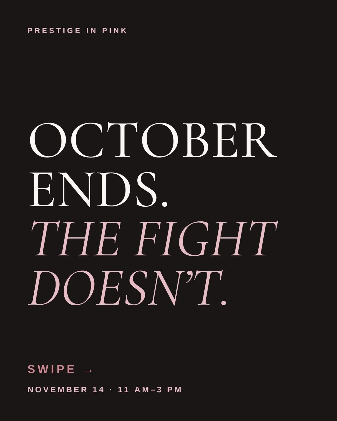 October may be Breast Cancer Awareness Month, but the fight doesn&rsquo;t end when the calendar flips to November&hellip;

For us, this one is personal.

Every day, women walk through our doors carrying stories we may never fully know. Survivors. Fig