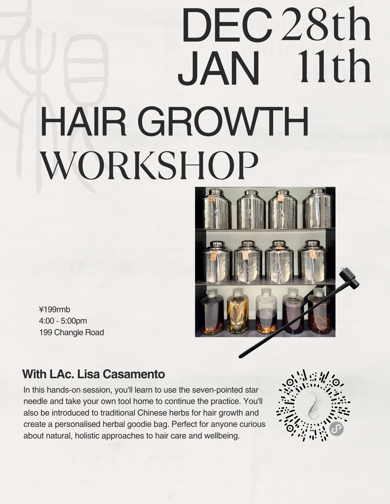 1/11 Hair Growth Workshop