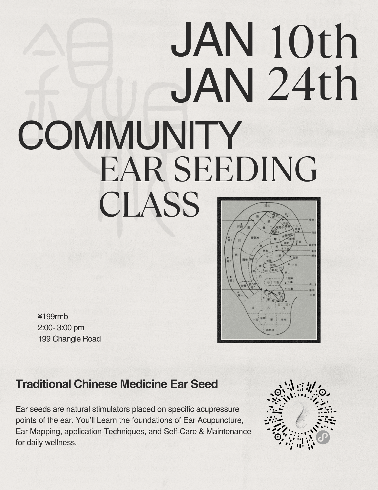 1/10 Community Ear Seeding Class