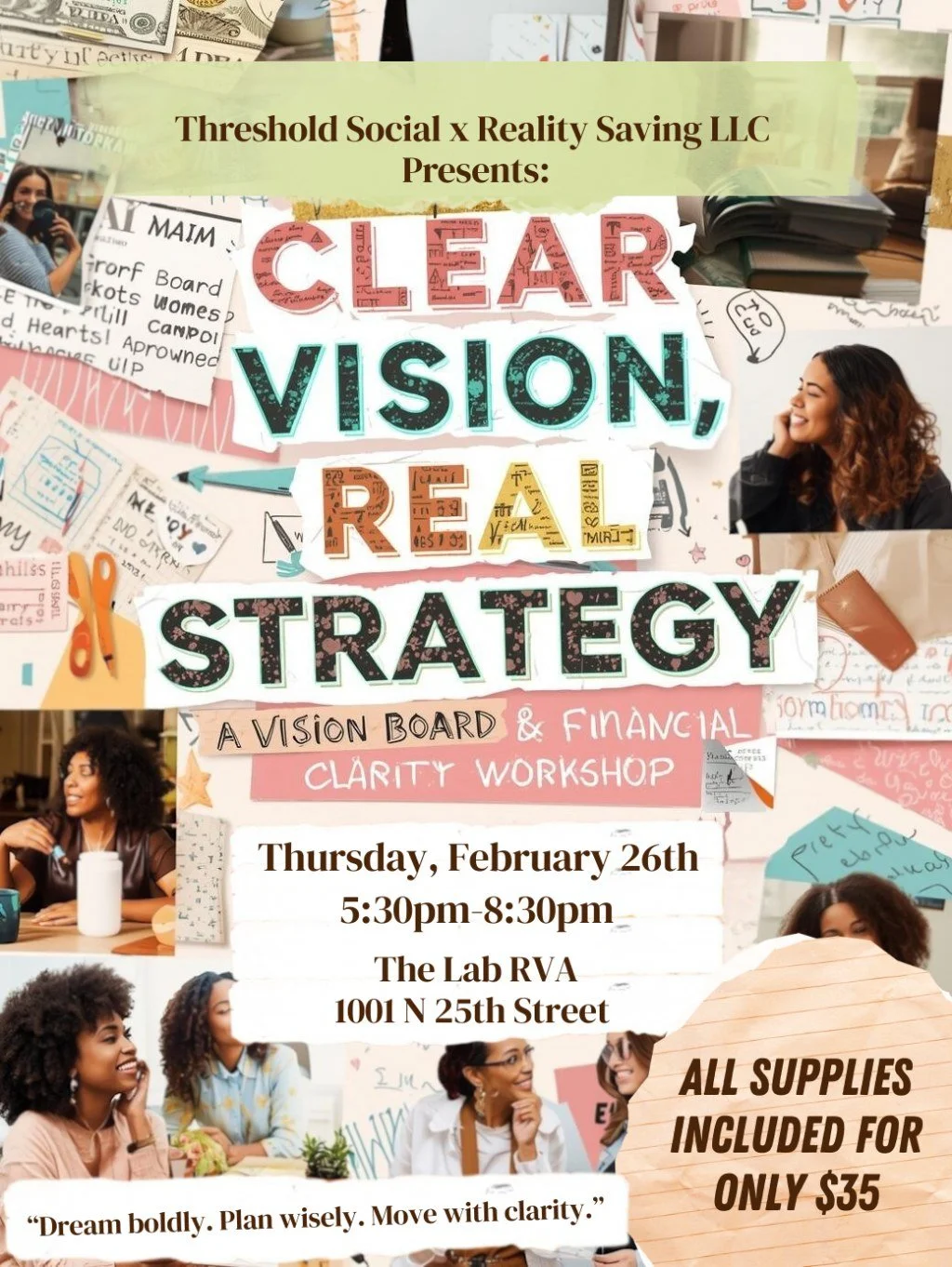 A Vision Board & Financial Clarity Workshop