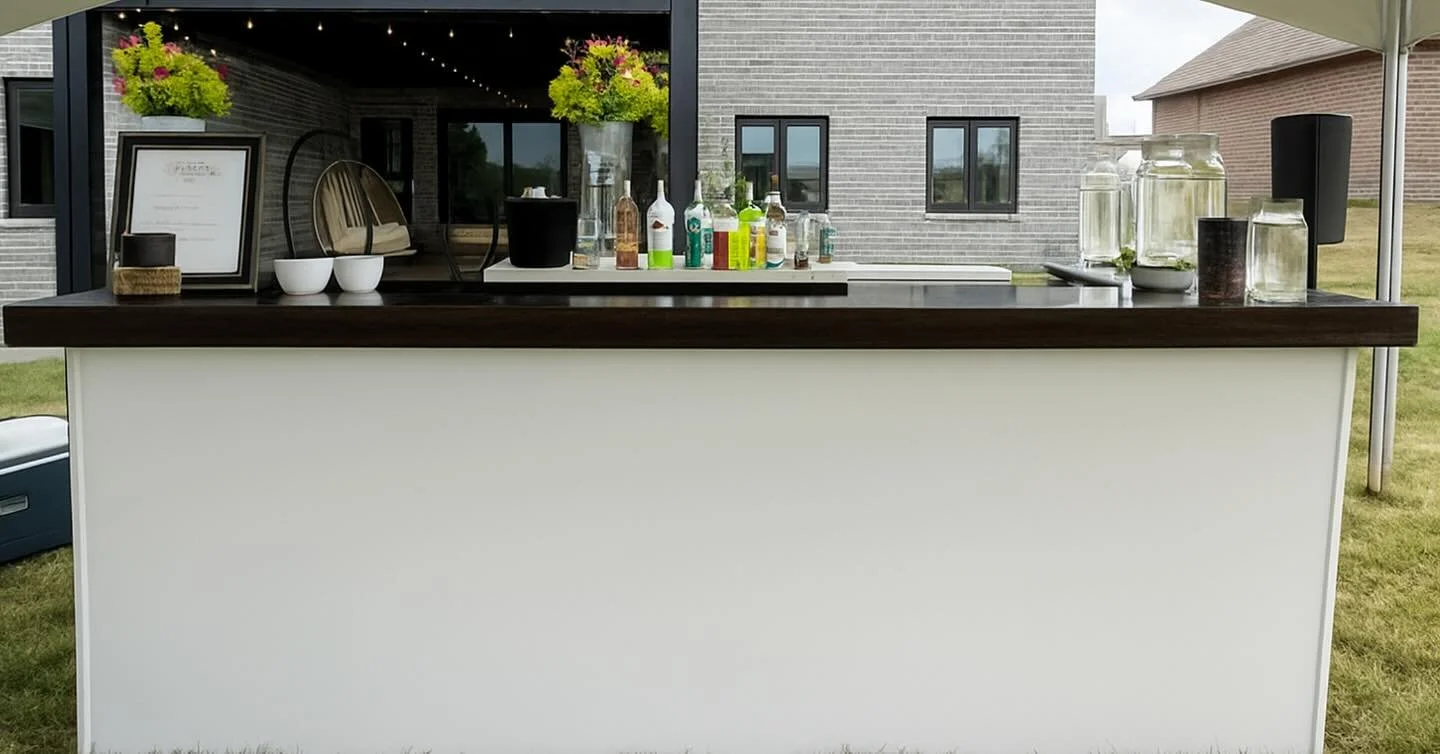✨ Introducing the newest addition to the party: our custom mobile bar

Designed to impress, built to serve. Who&rsquo;s ready for a pour? 🍸 

#LemonAndLimeBar #mobilebar #durhamregion #supportlocal #portablebar #weddingvendor #bartender