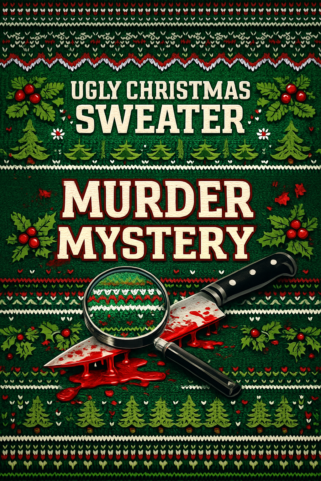 Ugly X-Mas Sweater Murder Mystery Party