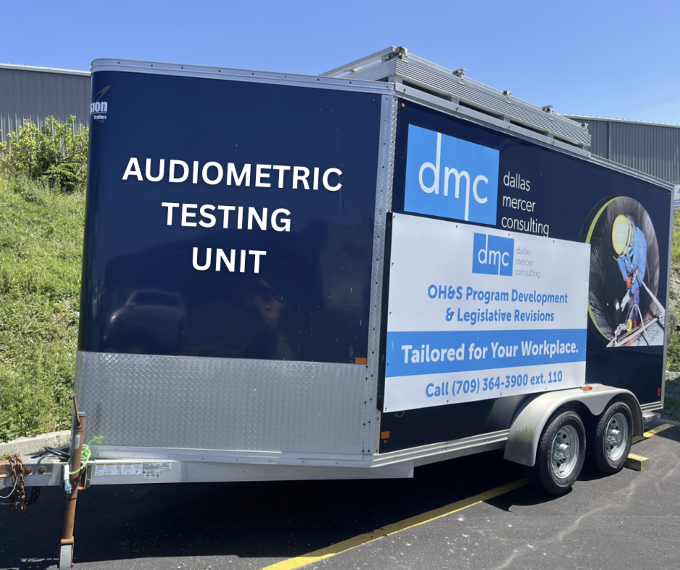 The Mercer Safety Audio Metric Testing trailer