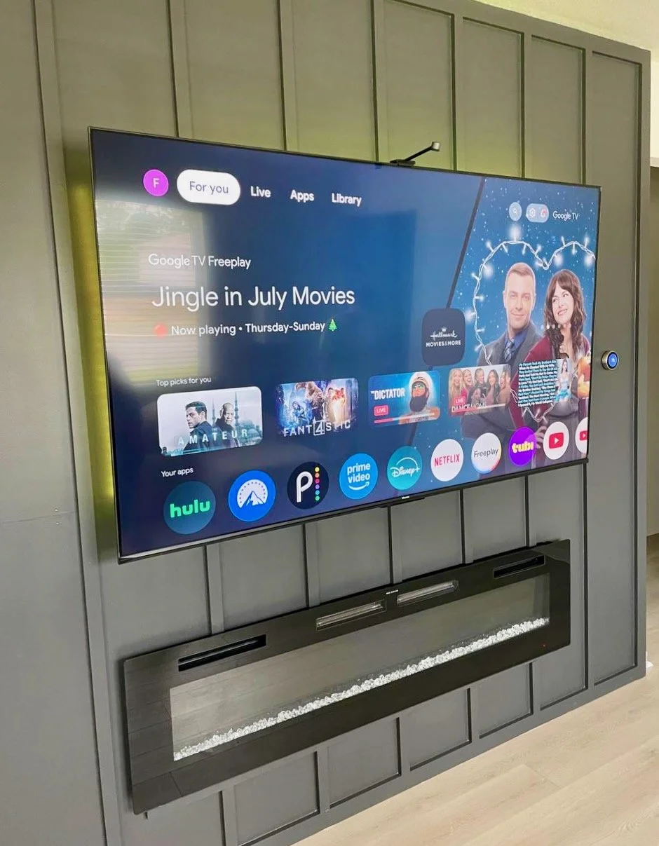 Custom TV Wall with Board and Batten Design – Orlando Installation