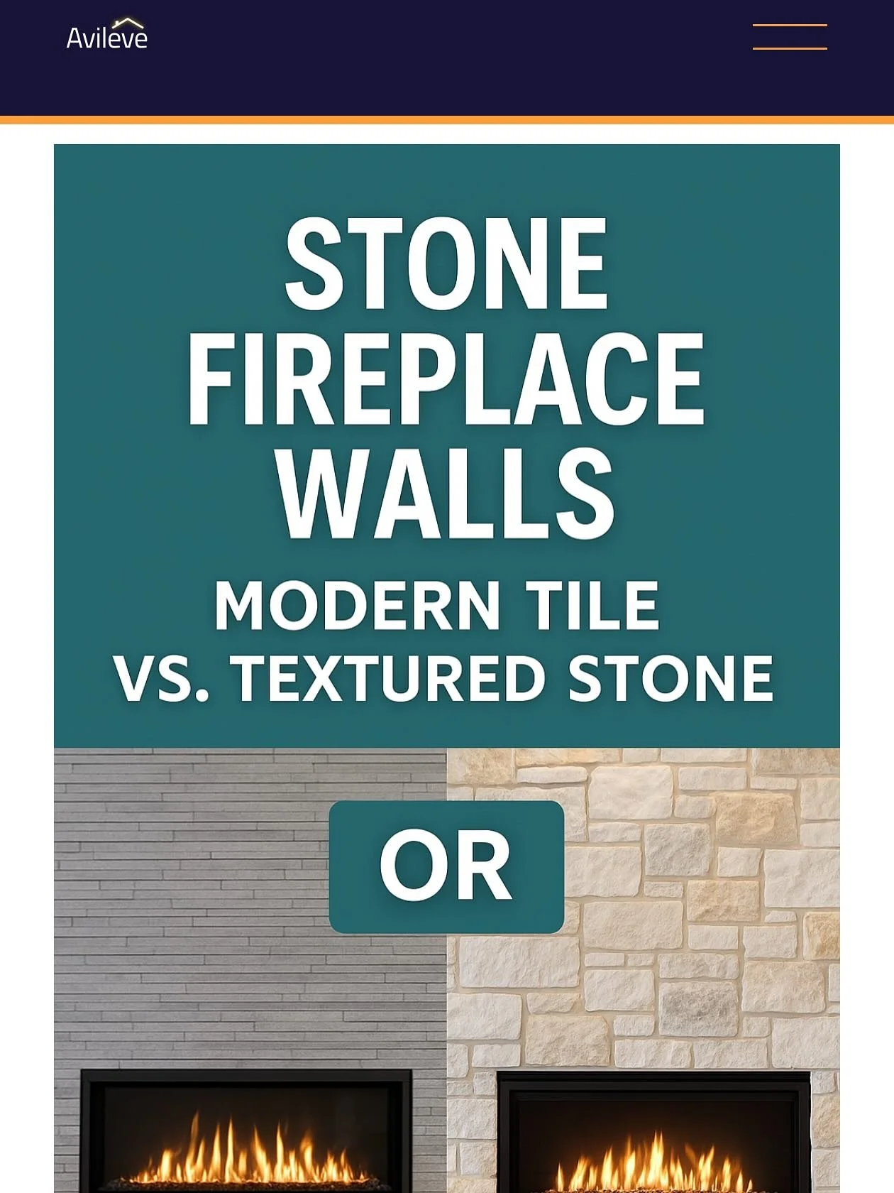 At Avileve, we specialize in building custom fireplace walls, and today we&rsquo;re sharing a detailed look at one of the most common client questions:

What type of stone should I choose for my fireplace build-out? 

https://avileve.com/blog