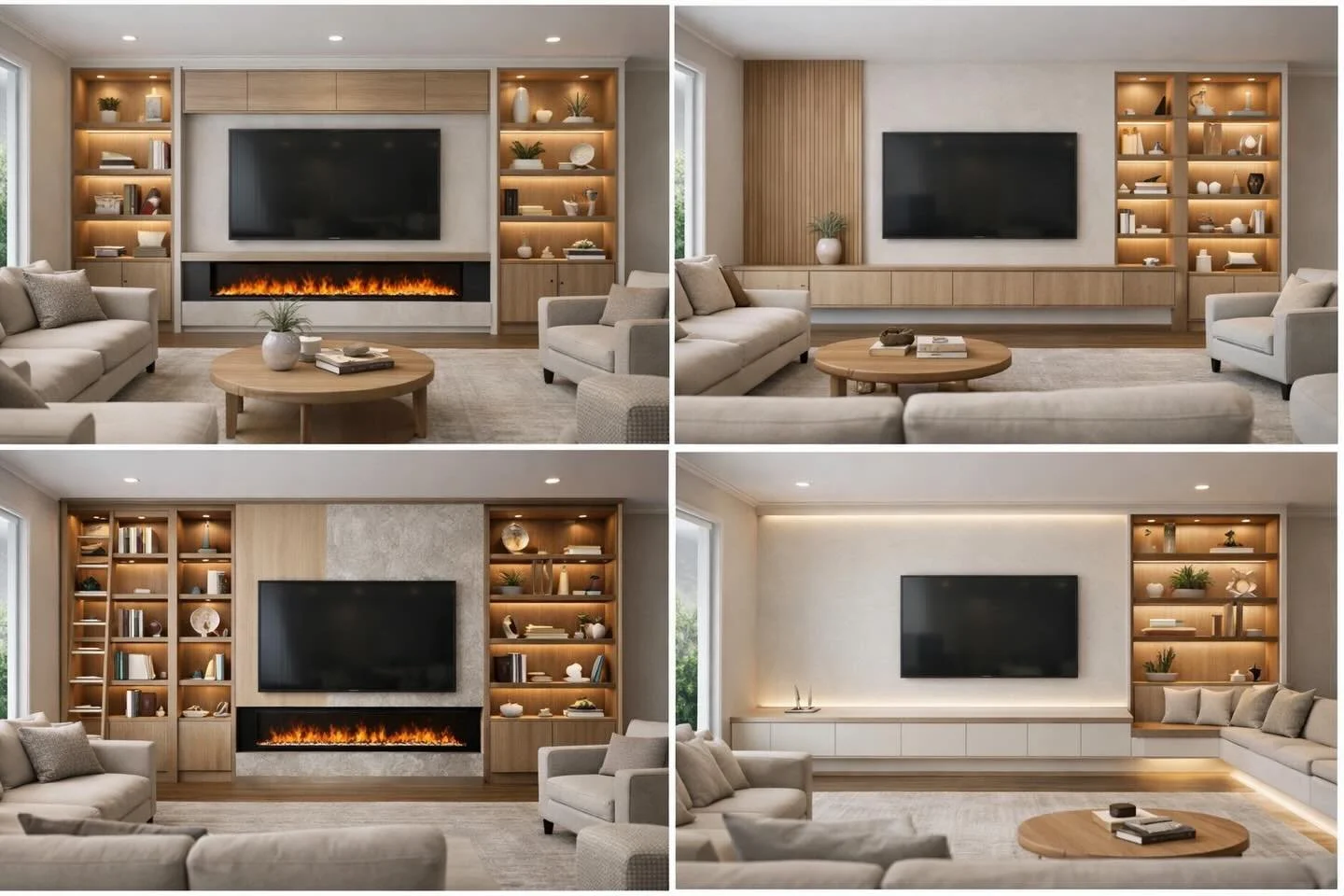 Custom Built-In Cabinets for Living Rooms: Media Walls, Storage, and Design Ideas | Avileve.com