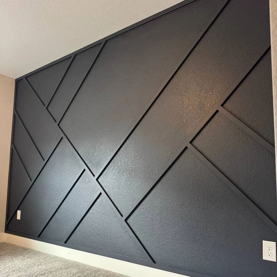 Jacksonville Bedroom Accent Wall &ndash; Modern Geometric Design | Avileve.com