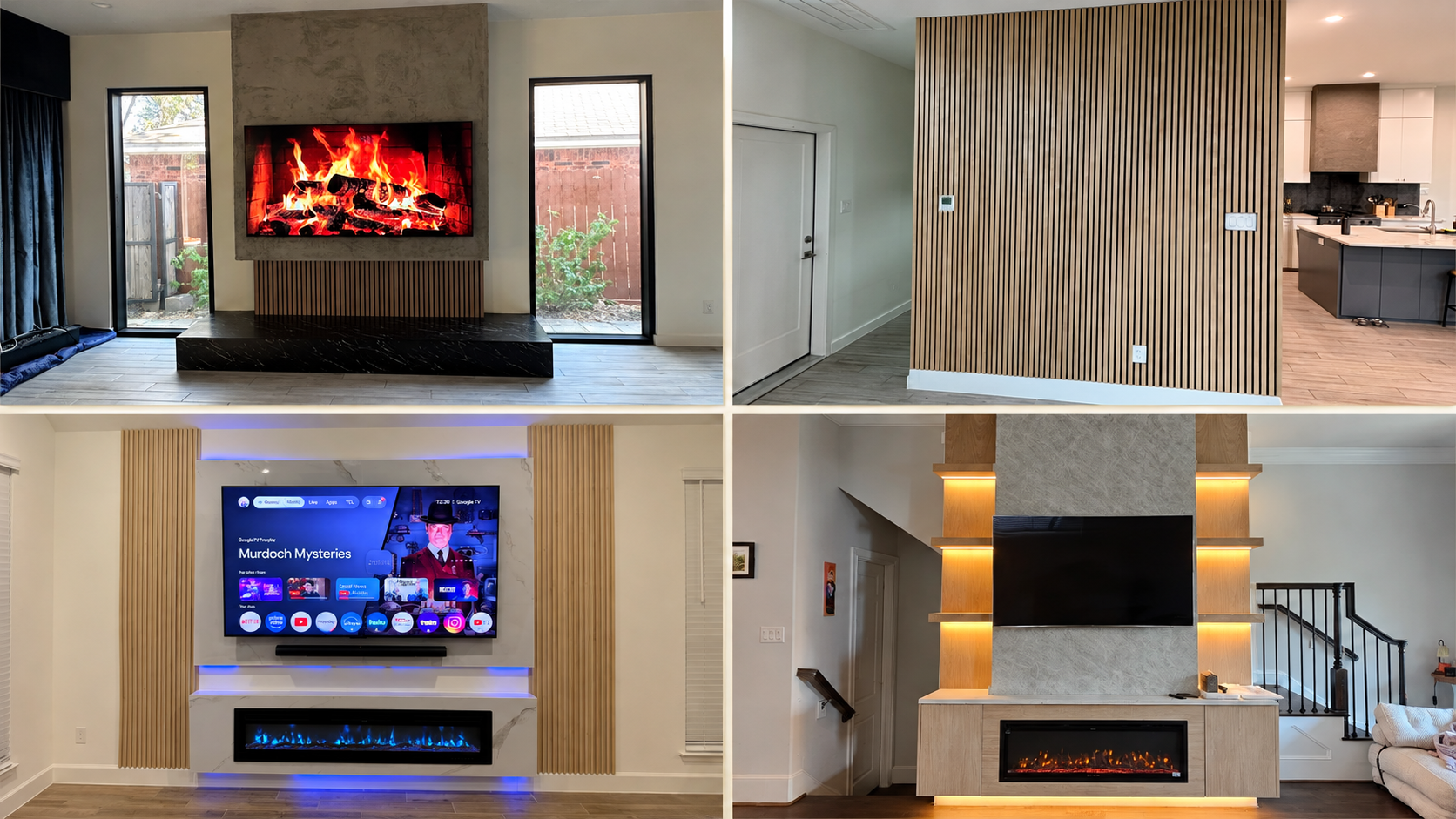 Recent Texas Projects: Accent Walls &amp; Media Walls in Houston and Dallas